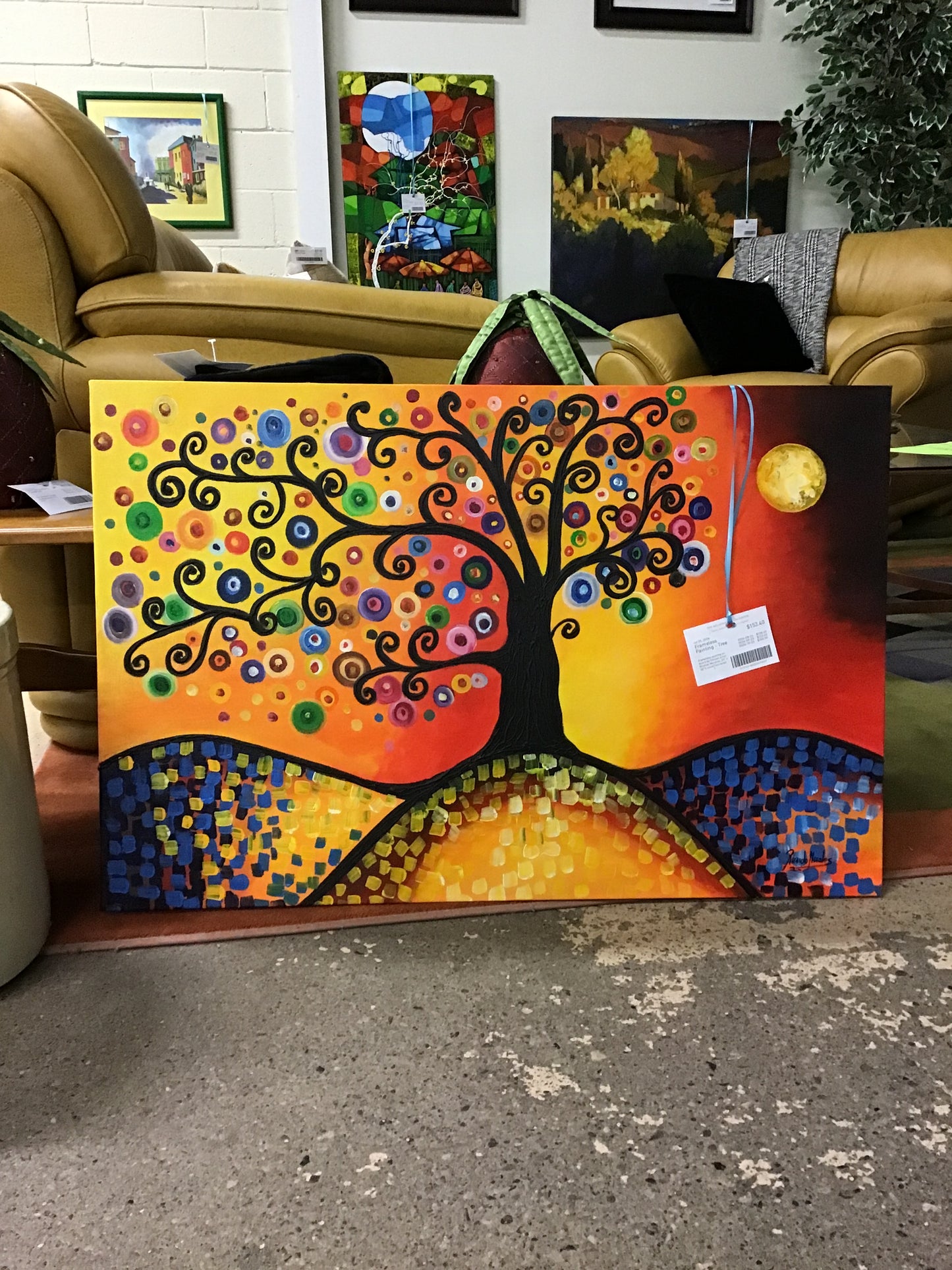Frameless Painting - Tree