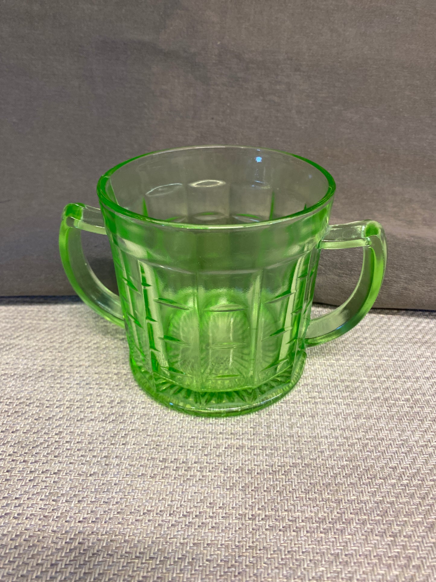 Hazel-Atlas Colonial Block Sugar Bowl