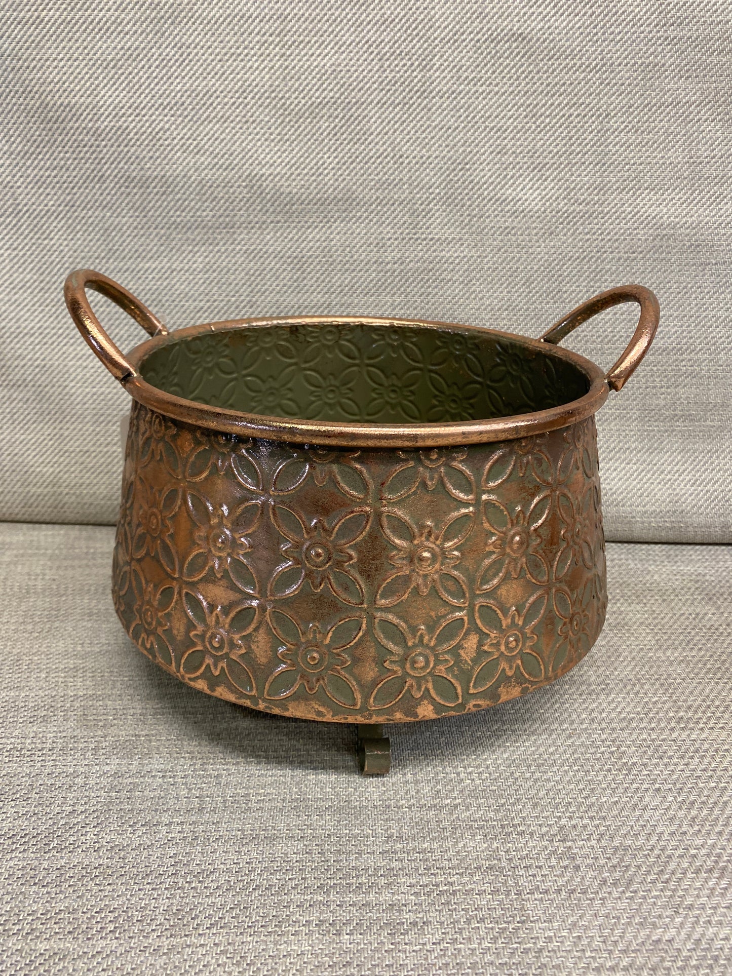 NEW! Copper Plant Pot - Med