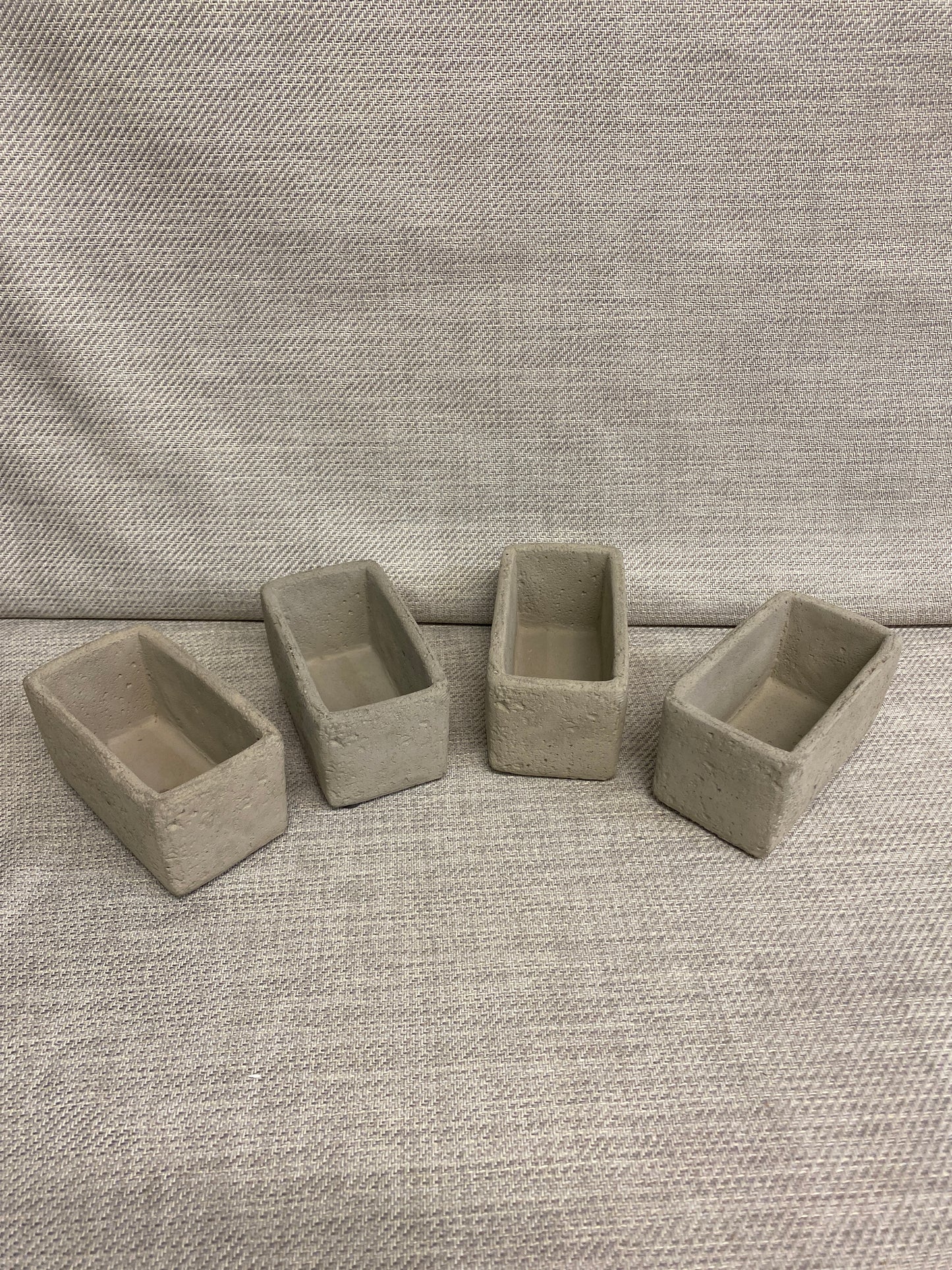 NEW! Set 4 Cement Planters