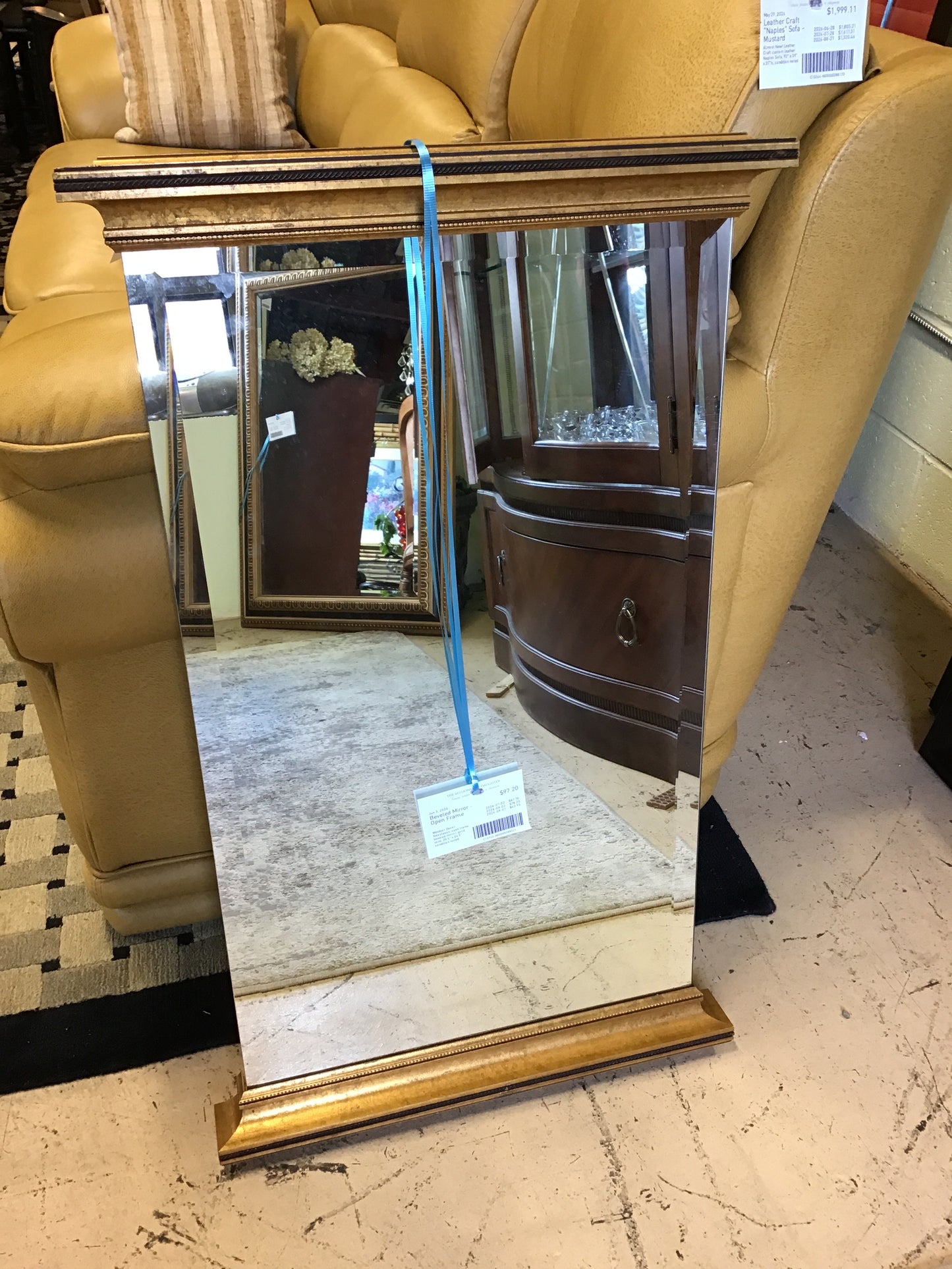Beveled Mirror - Open Frame
