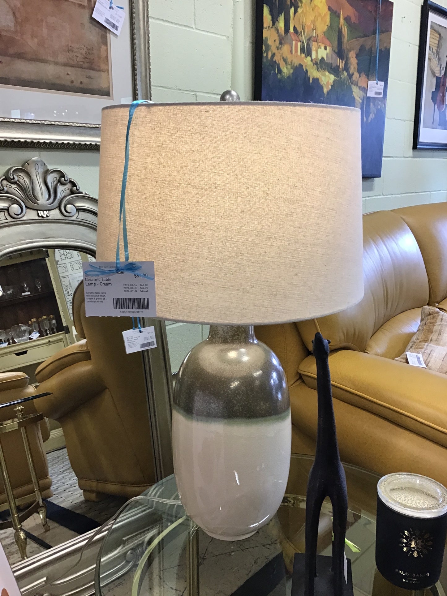 Ceramic Table Lamp - Cream