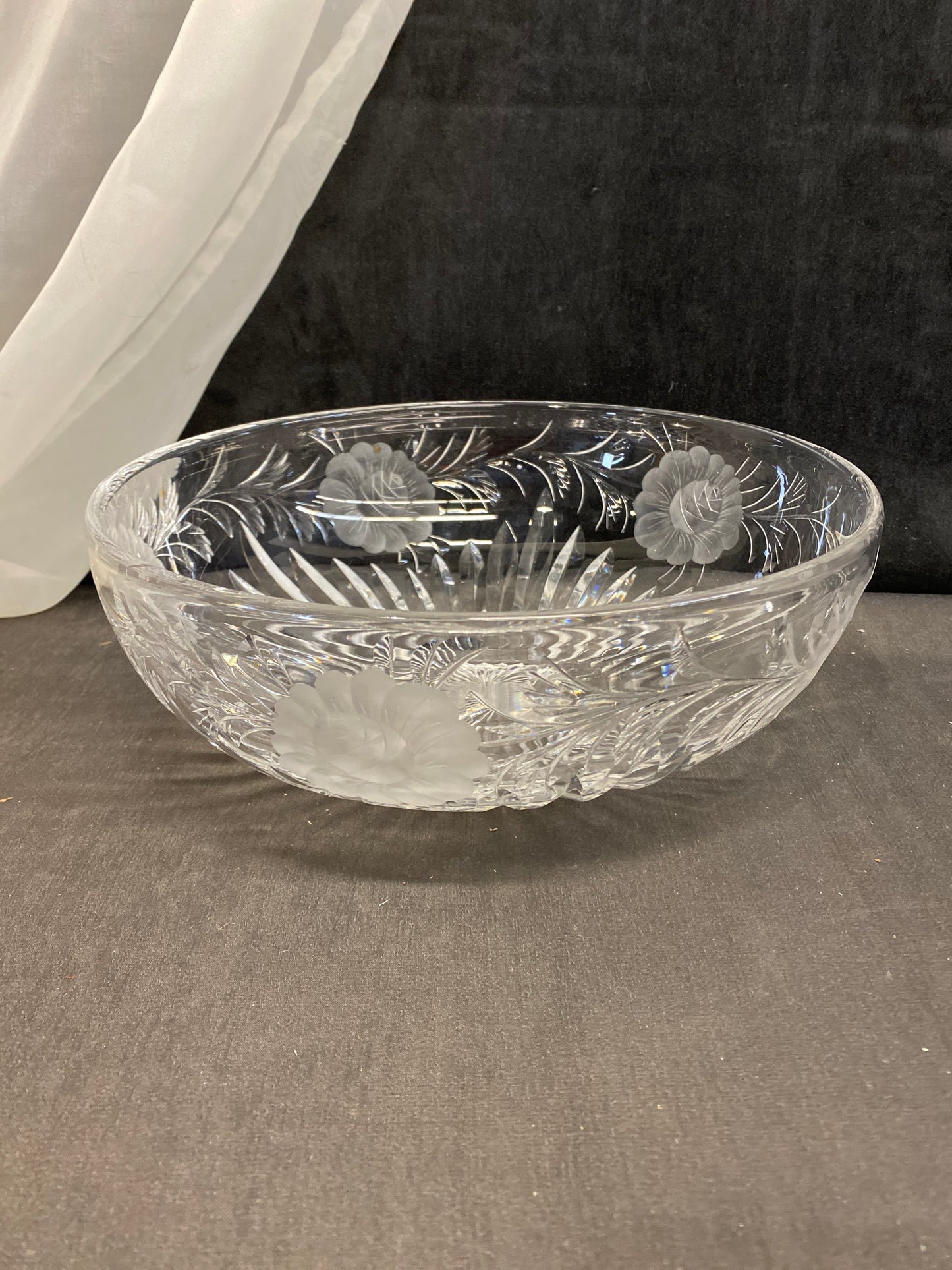 Stuart Crystal Bowl - Flower