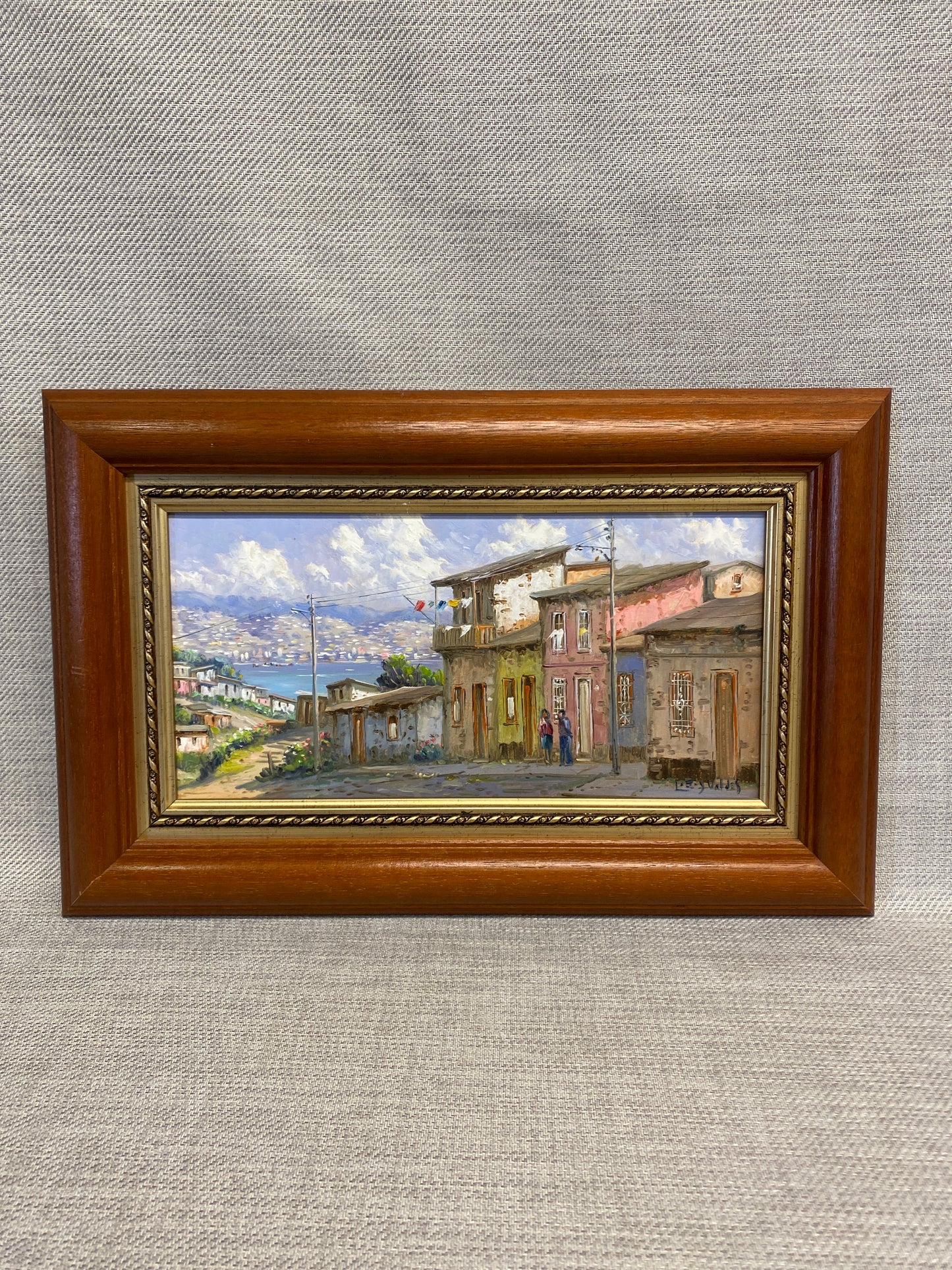 Framed Painting - Overlooking The Bay