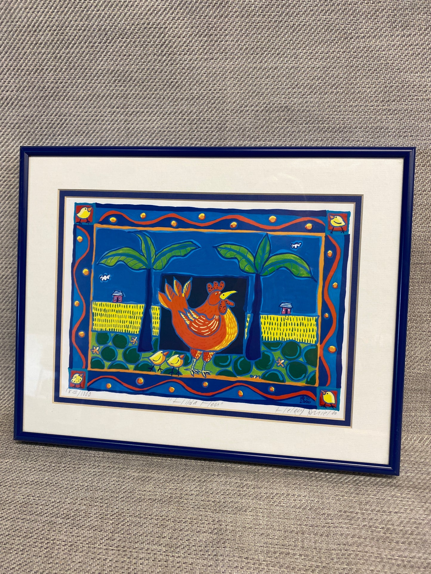 Framed Print - Hilda Hen