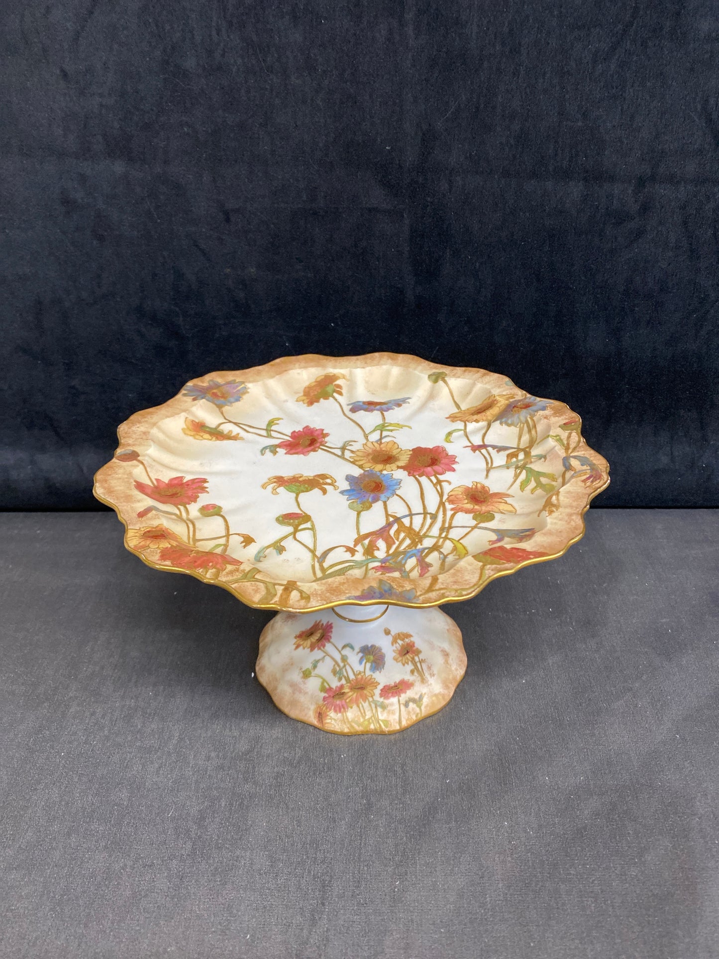Antique Doulton Cake Stand - Floral