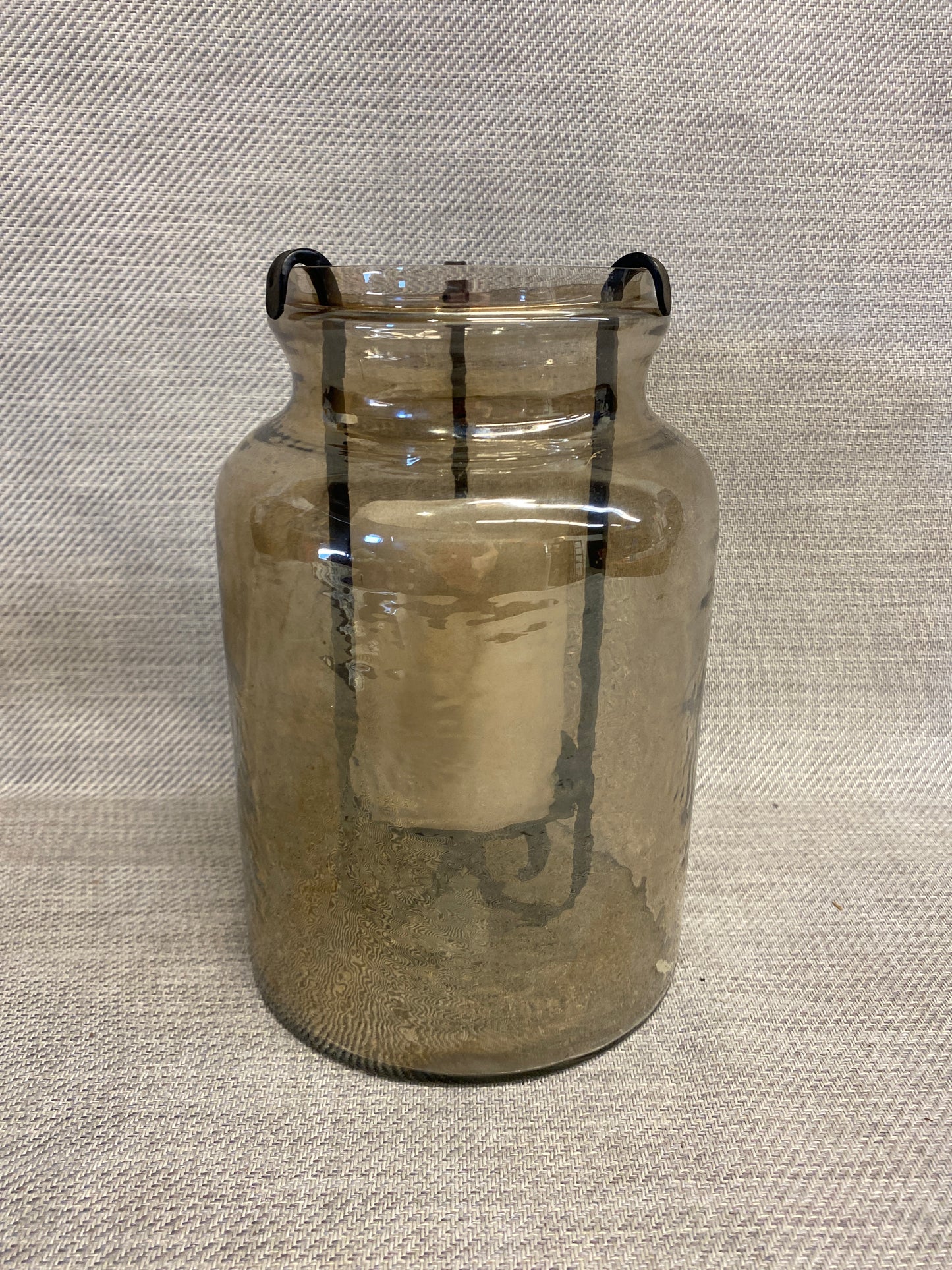 3PC Bowring Candleholder - Smoke