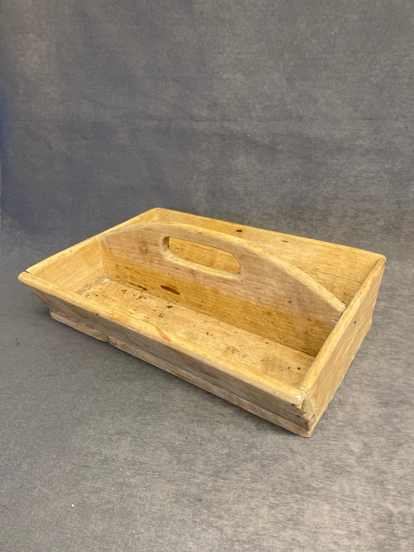Vintage Wood Caddy Tray
