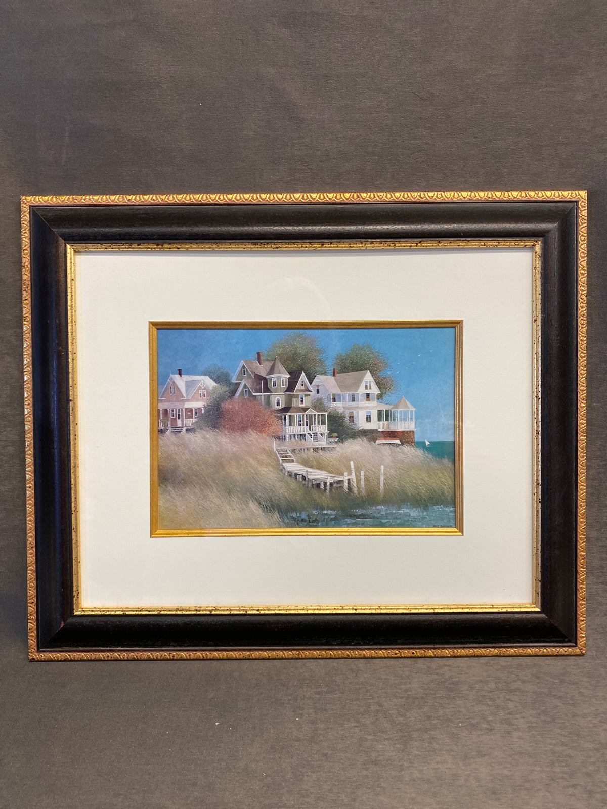Framed Print - Coastal Houses