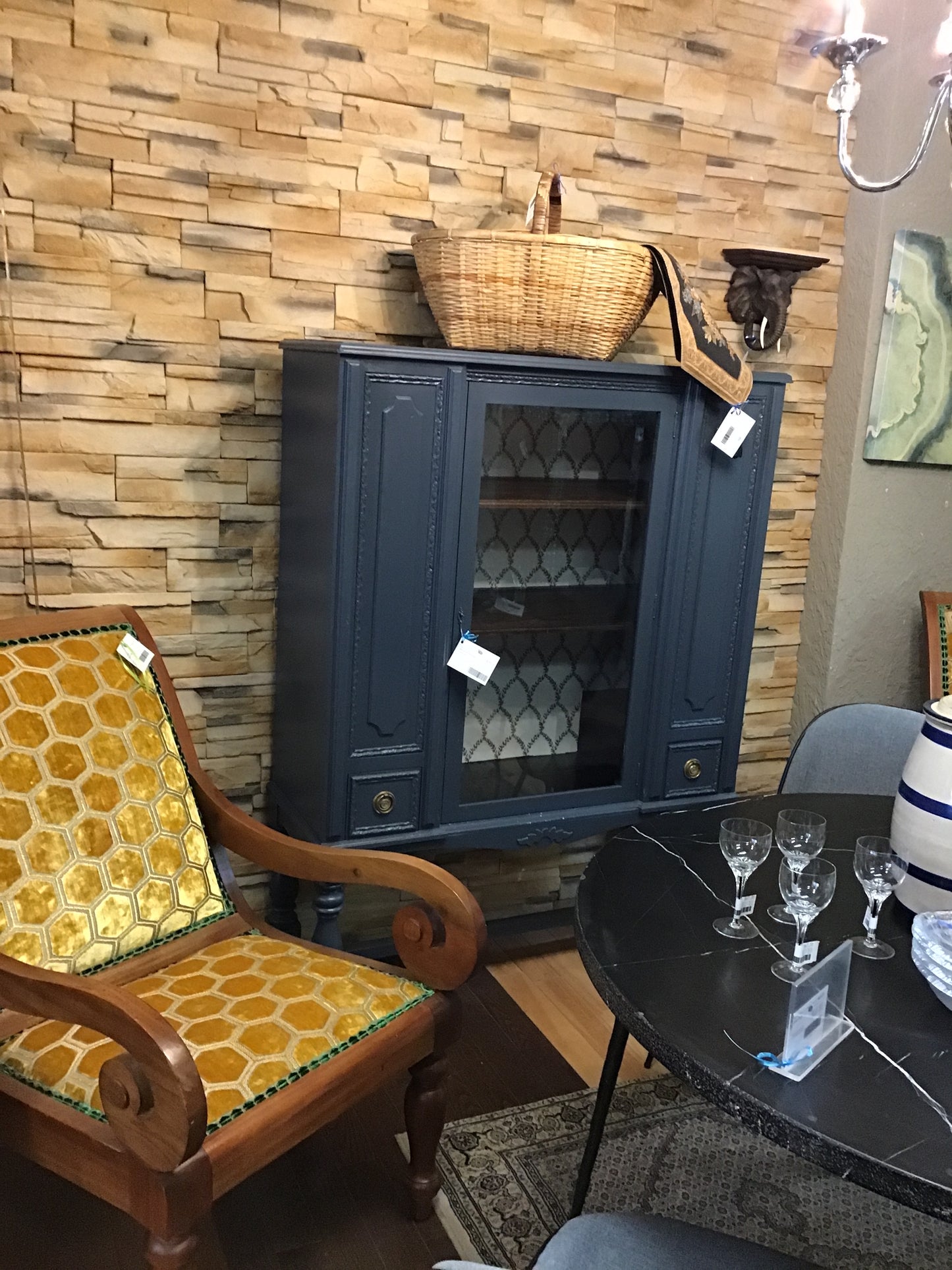 Antique Painted Cabinet