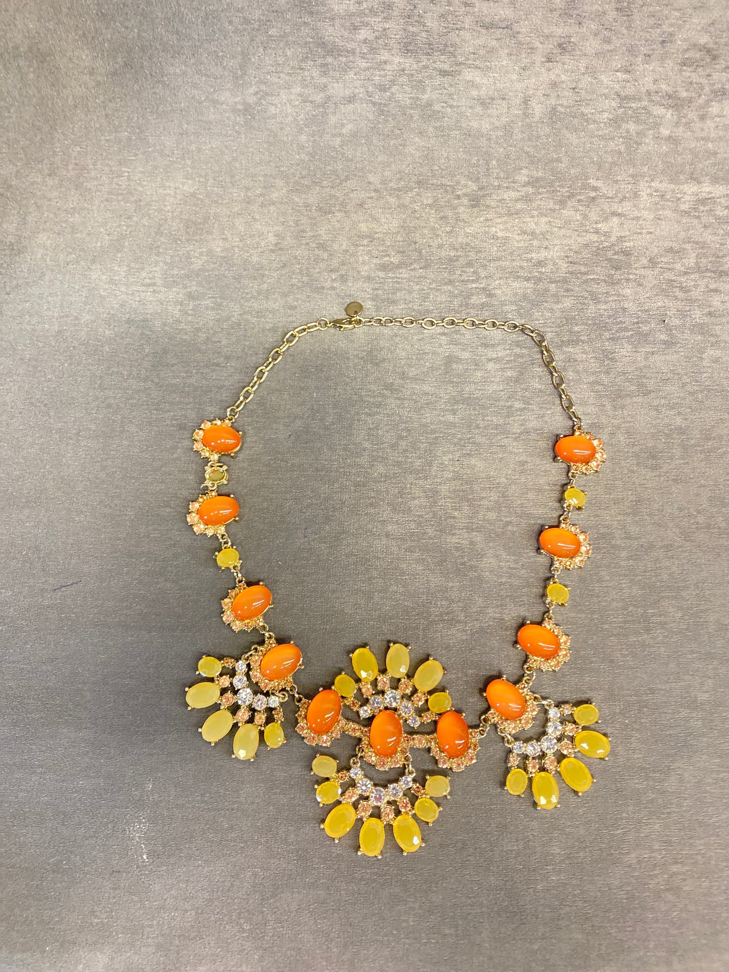 Talbot's Statement Necklace - Orange