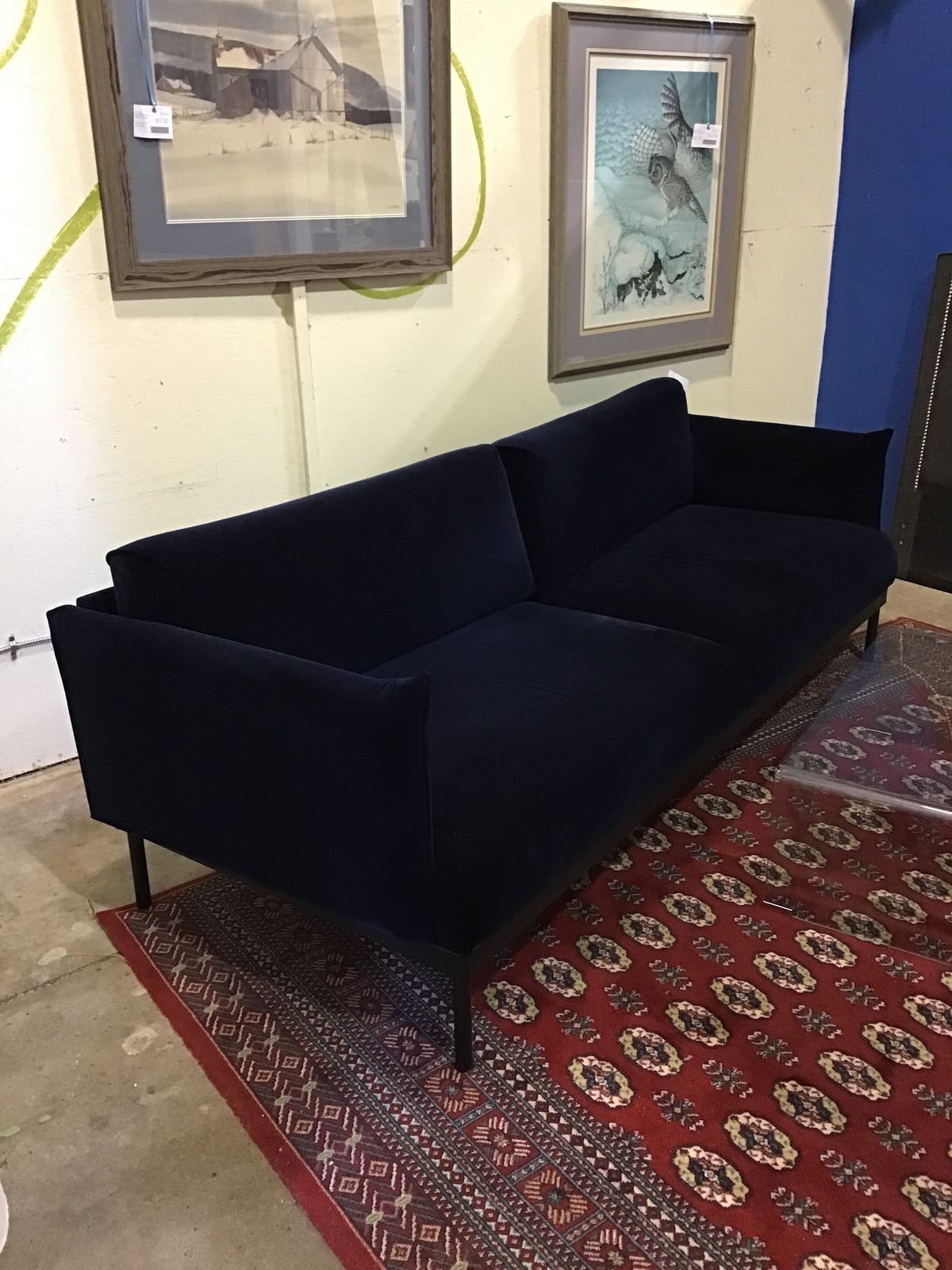 Ikea Applaryd Sofa - Navy