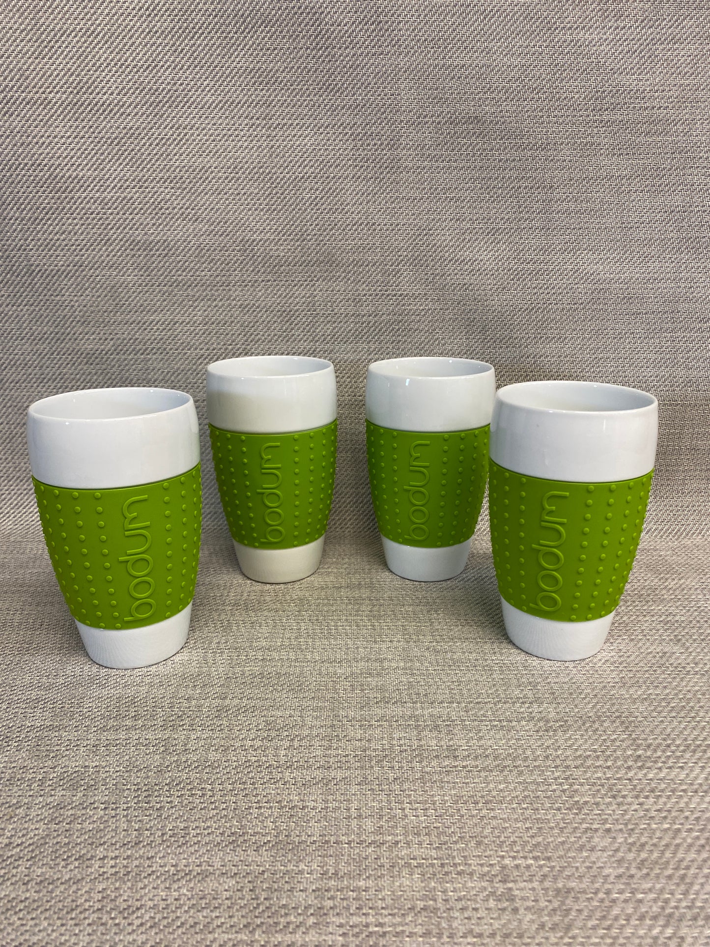 Set 4 Bodum Ceramic Coffee Cups