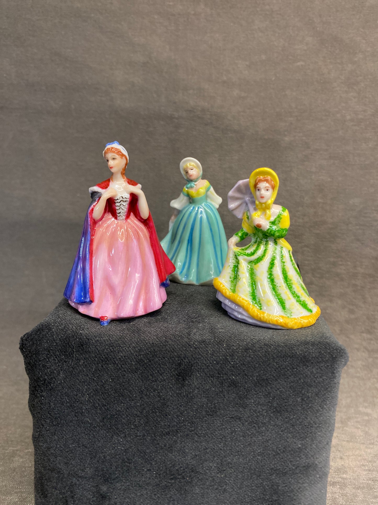 3PC Royal Doulton Miniature Figurines