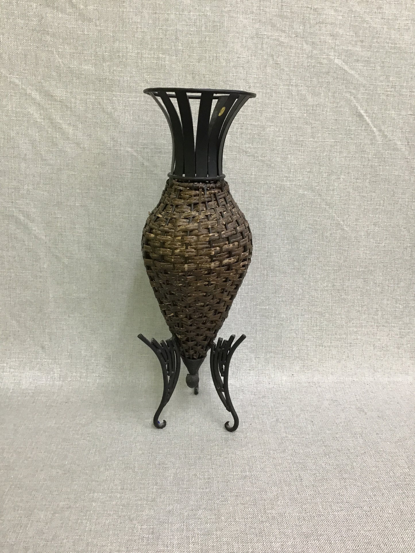 Metal Floor Vase