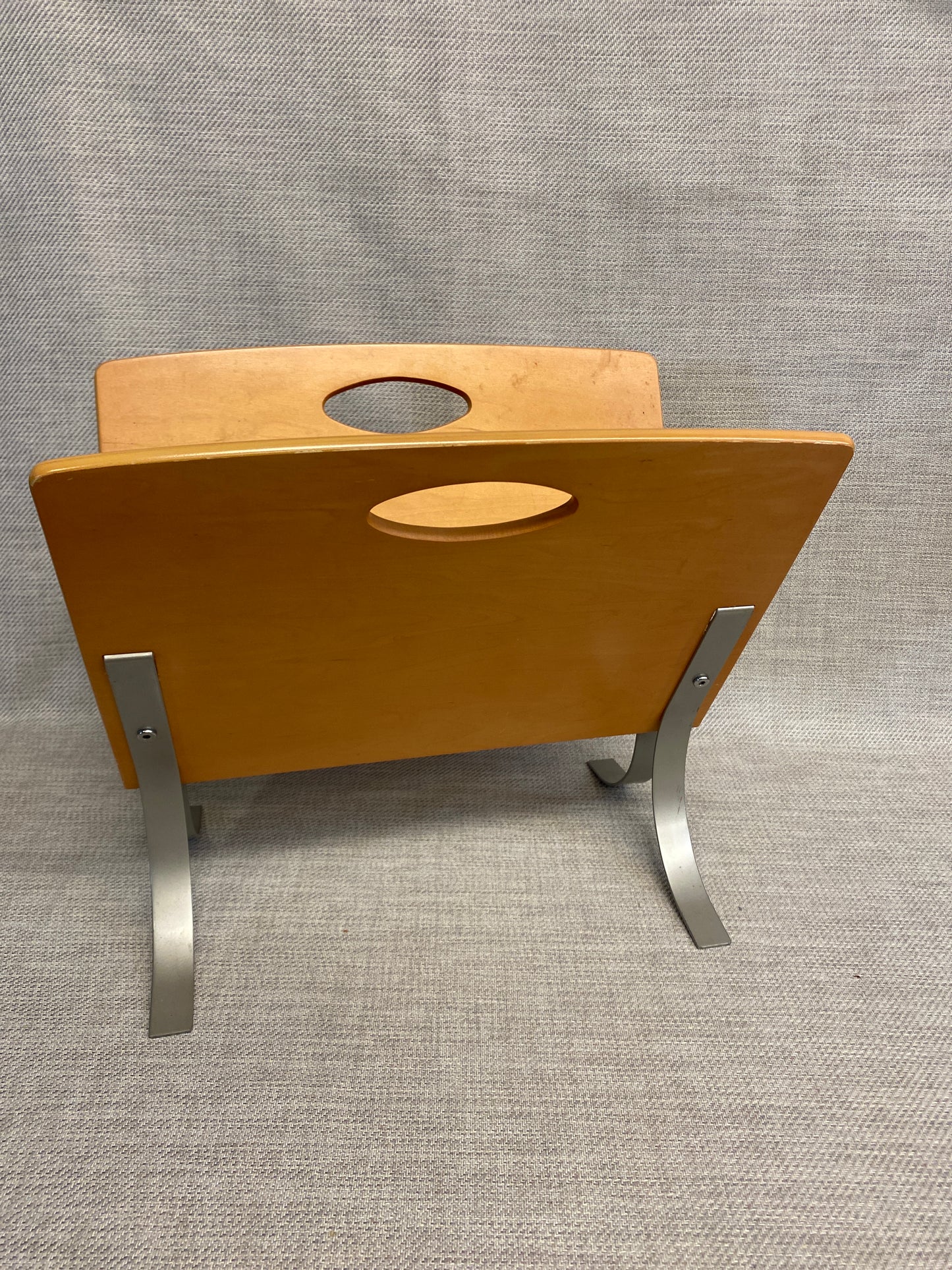 Wood & Metal Magazine Rack