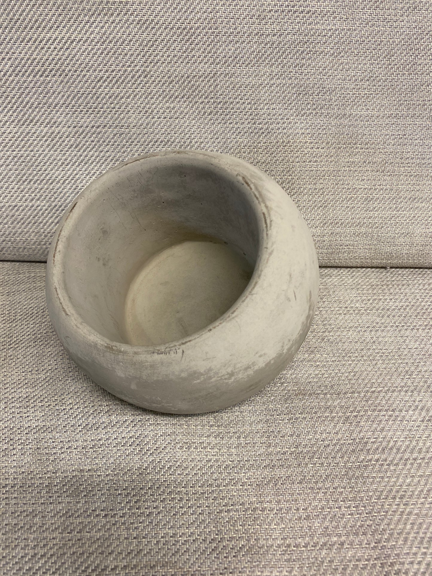 New! Slanted Stone-Like Planter Pot