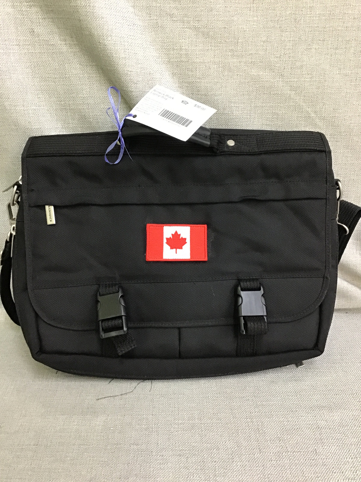 Renwick Black Laptop Bag