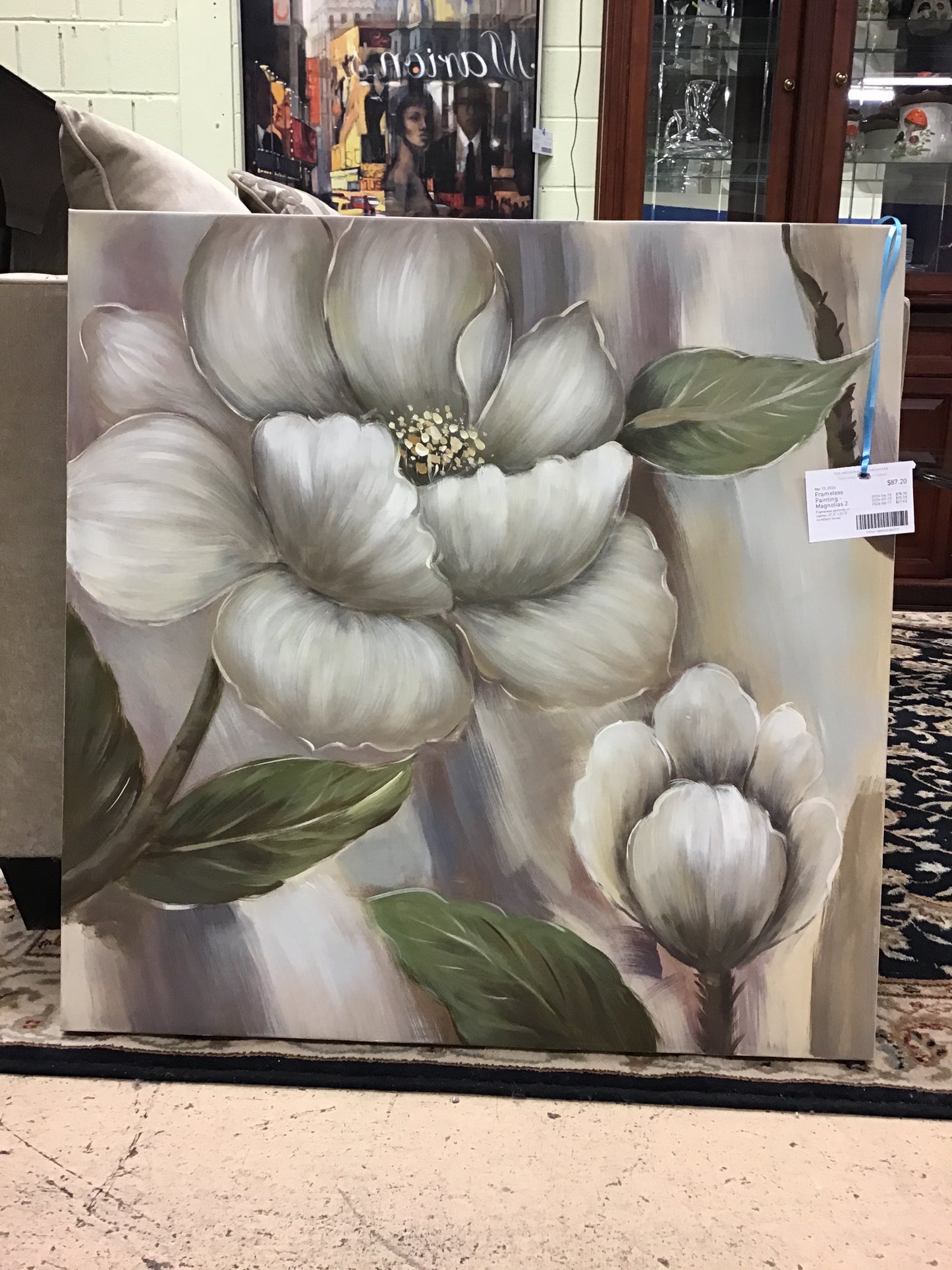 Frameless Painting - Magnolias 2
