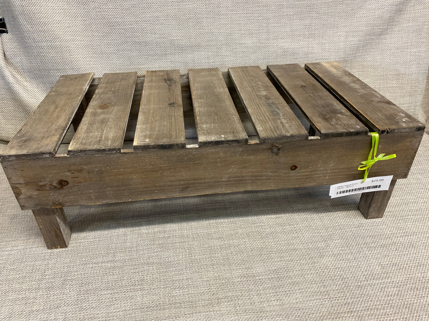 NEW! Wood Plant Stand - Bench