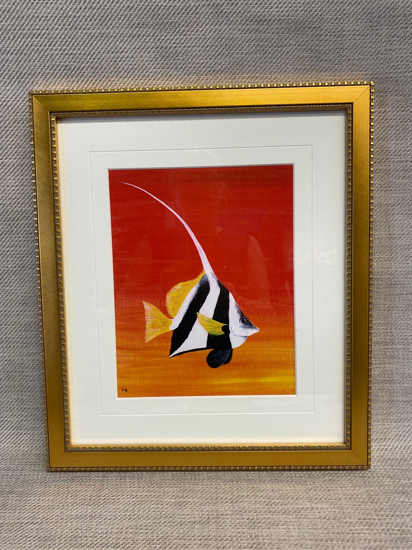 Framed Print - Moorish Idol Fish