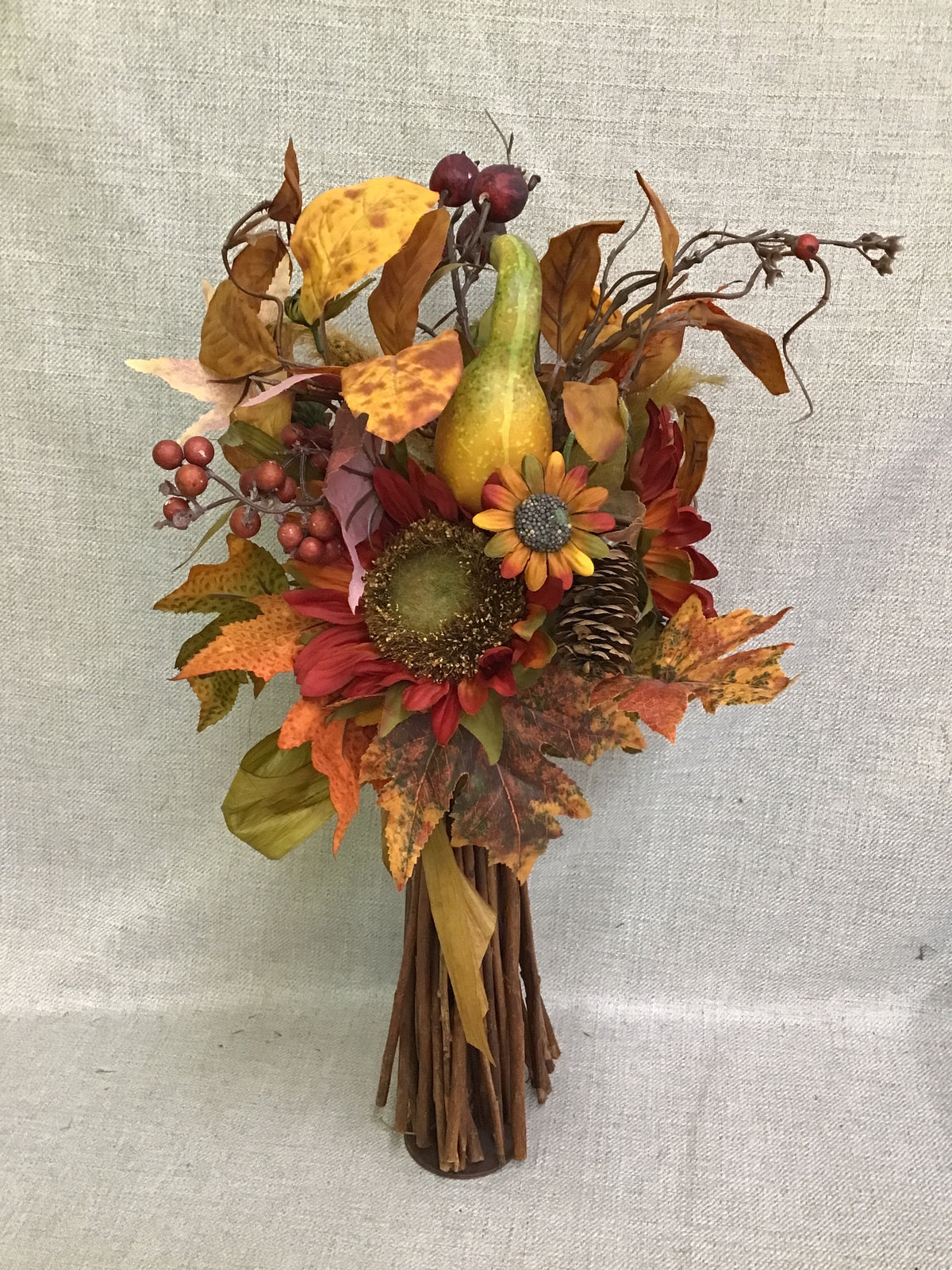 Standing Floral Fall Bouquet