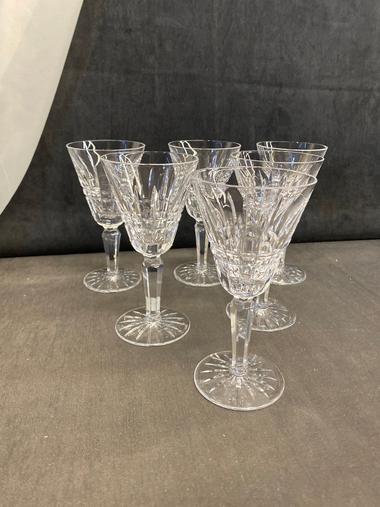 Set 6 Waterford "Glenmore" Wine Glasses