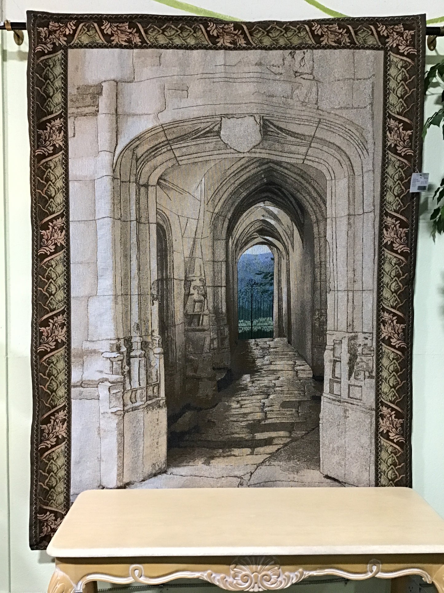 Tapestry Wall Hanging - Garden Archway