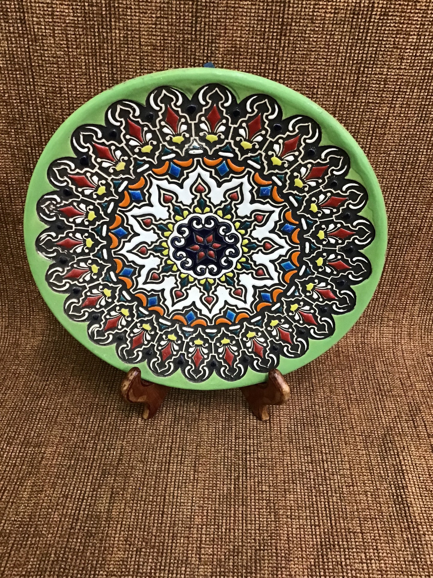 Gorgeous! Hand Painted Decorative Plate