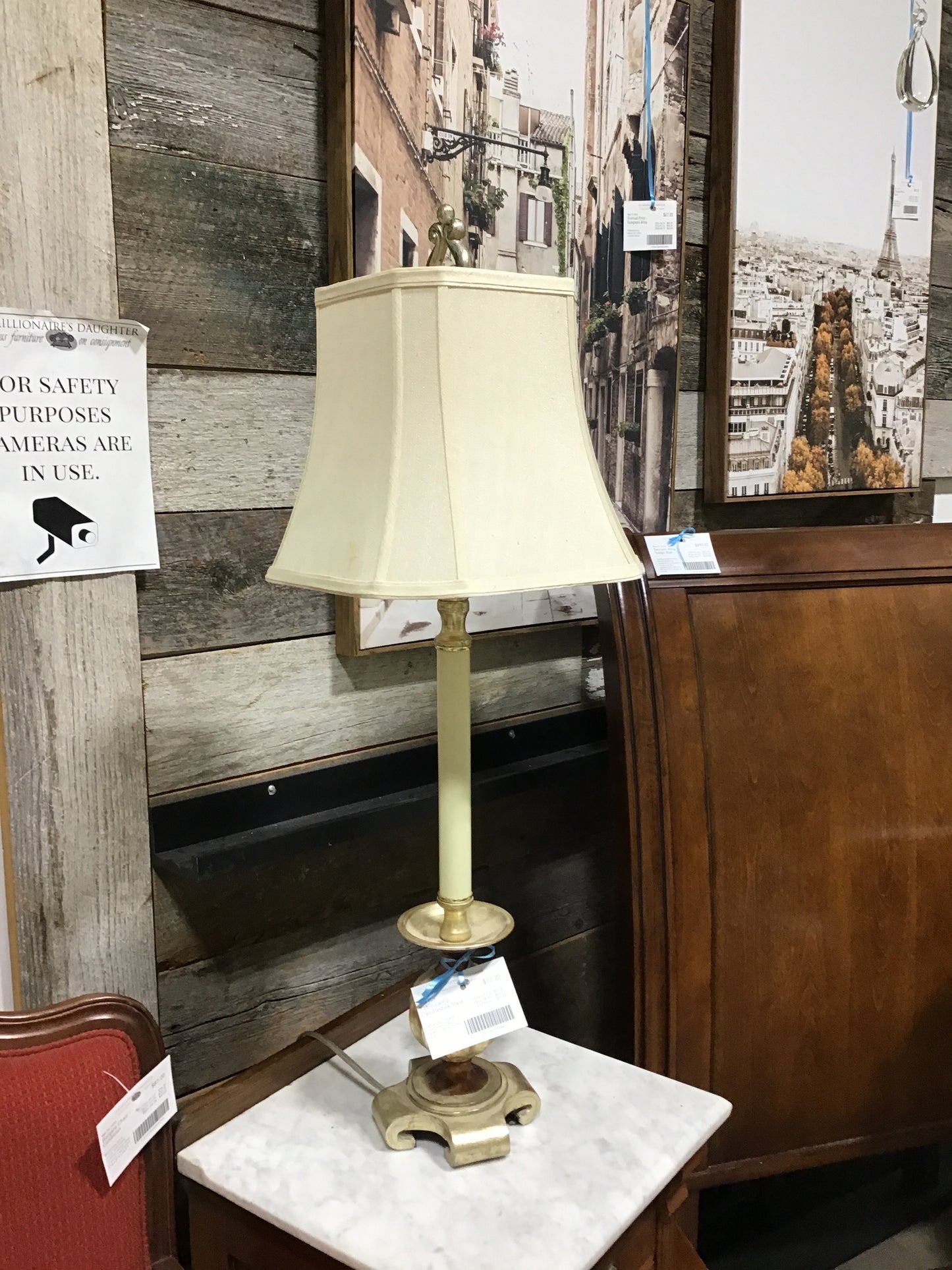 Table Lamp-Candlestick Style