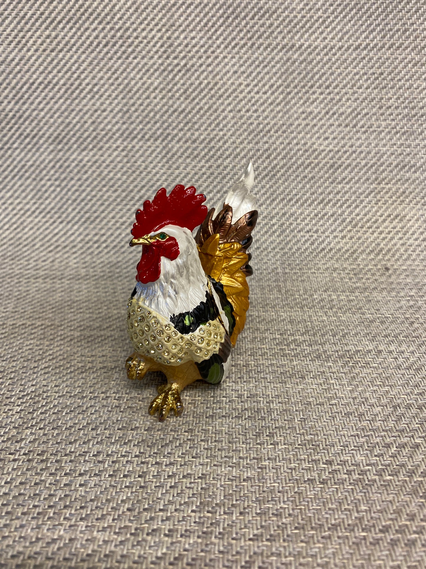Enamel Trinket Box - Rooster