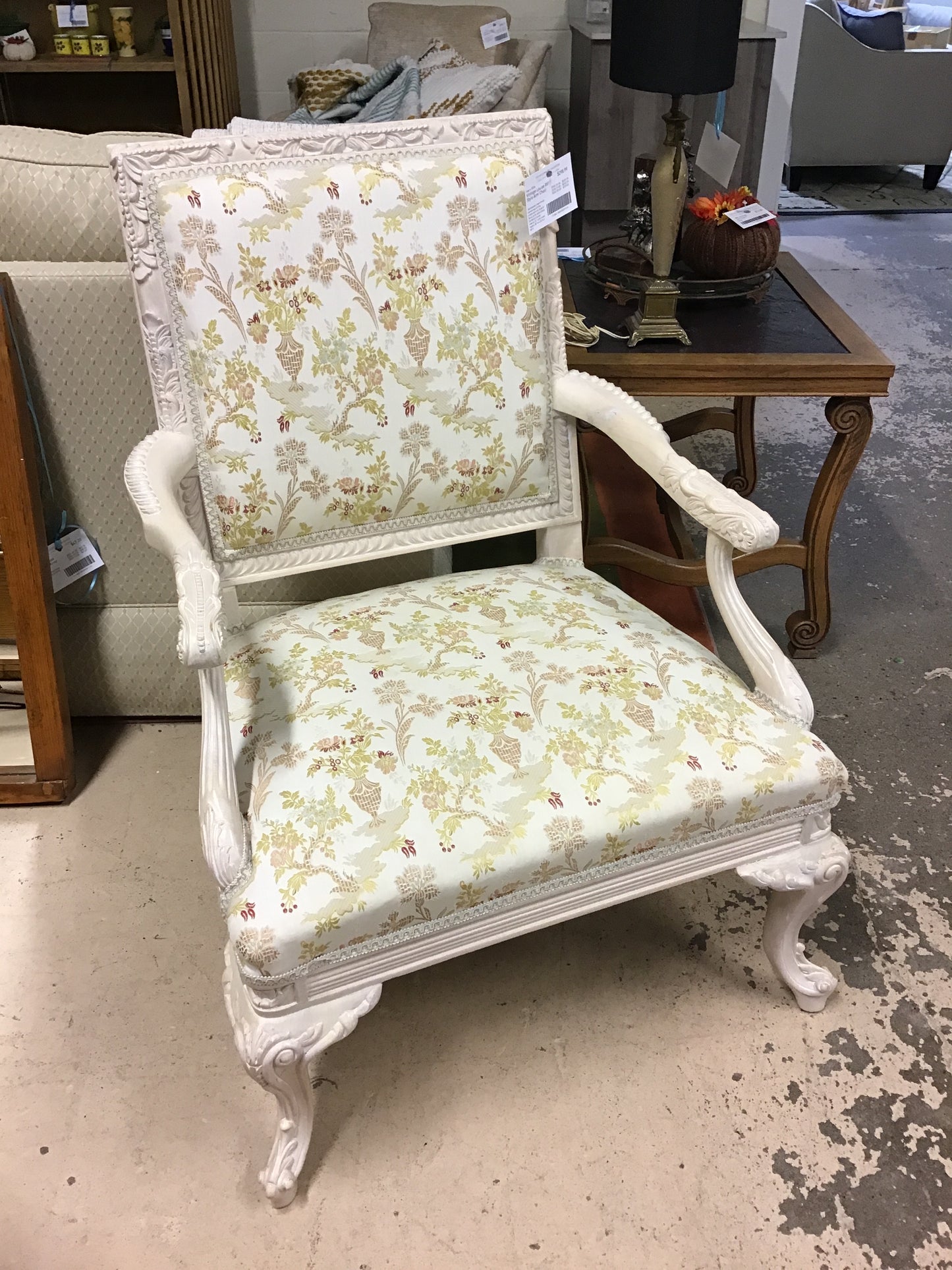 Vintage Louise XVI Style Arm Chair