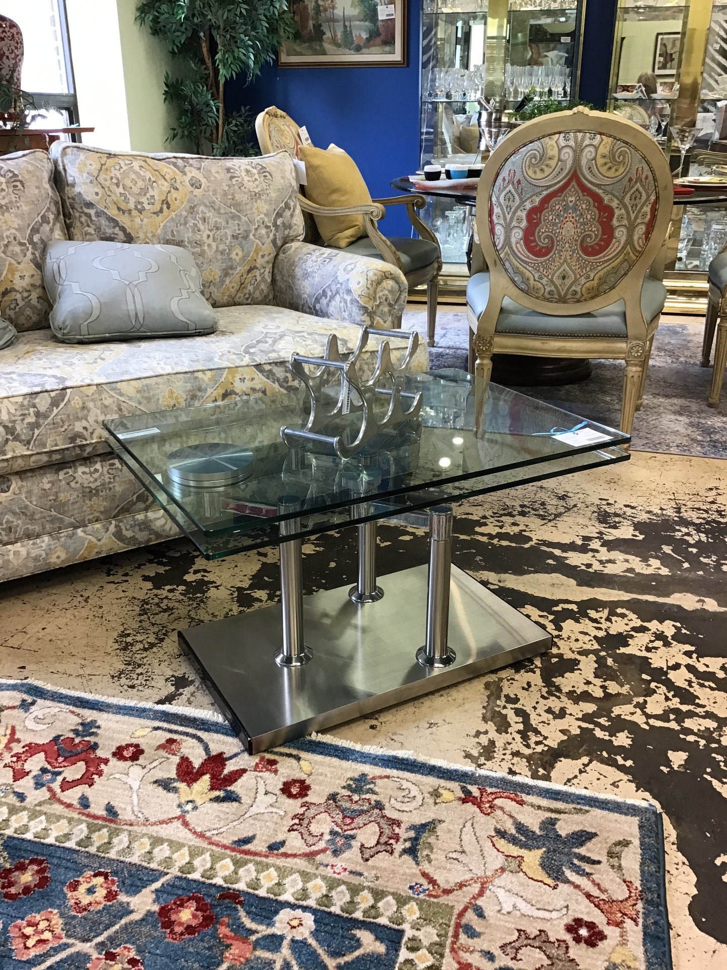 Glass Extendable Coffee Table