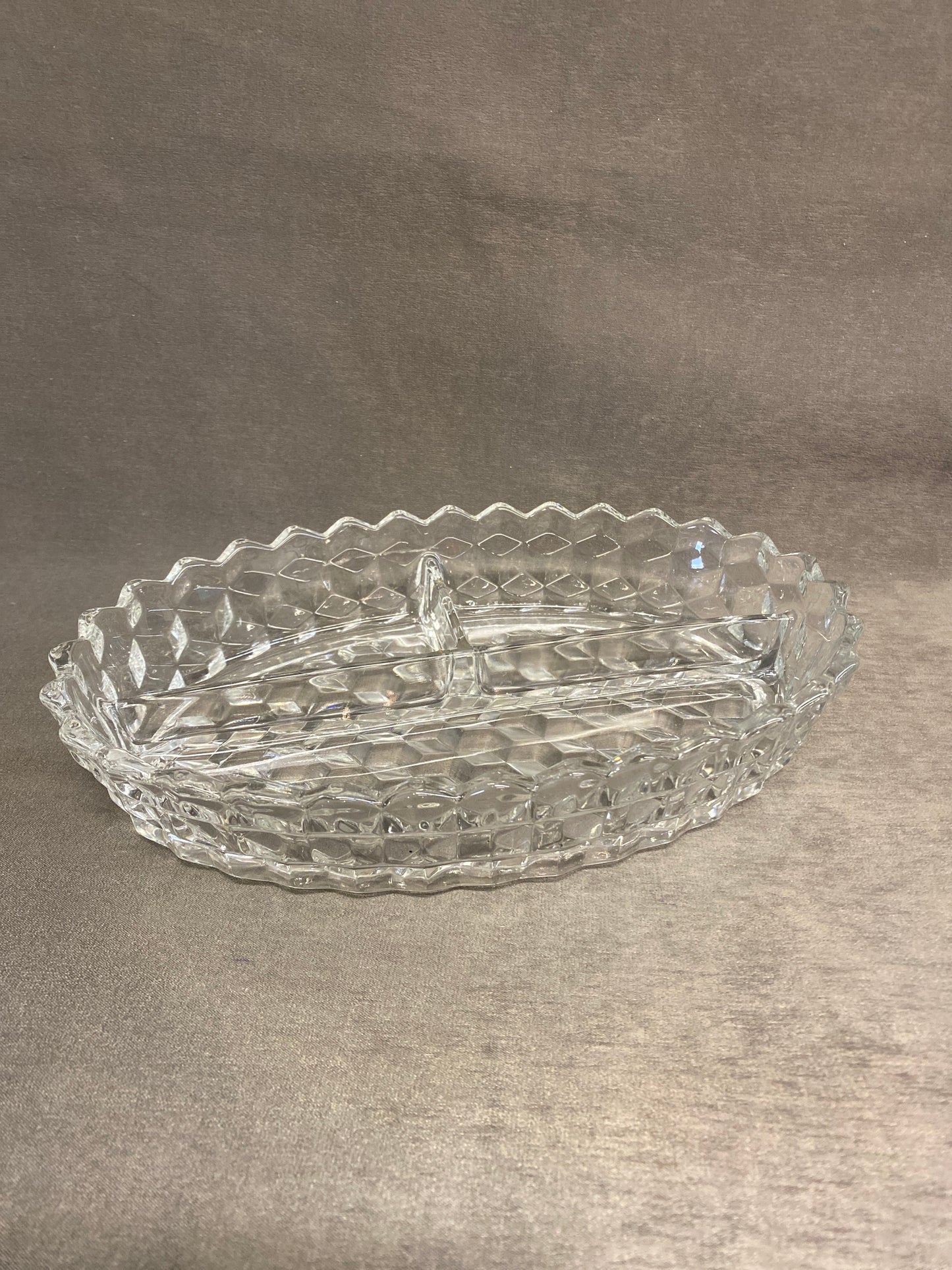 Fostoria "American" Divided Dish
