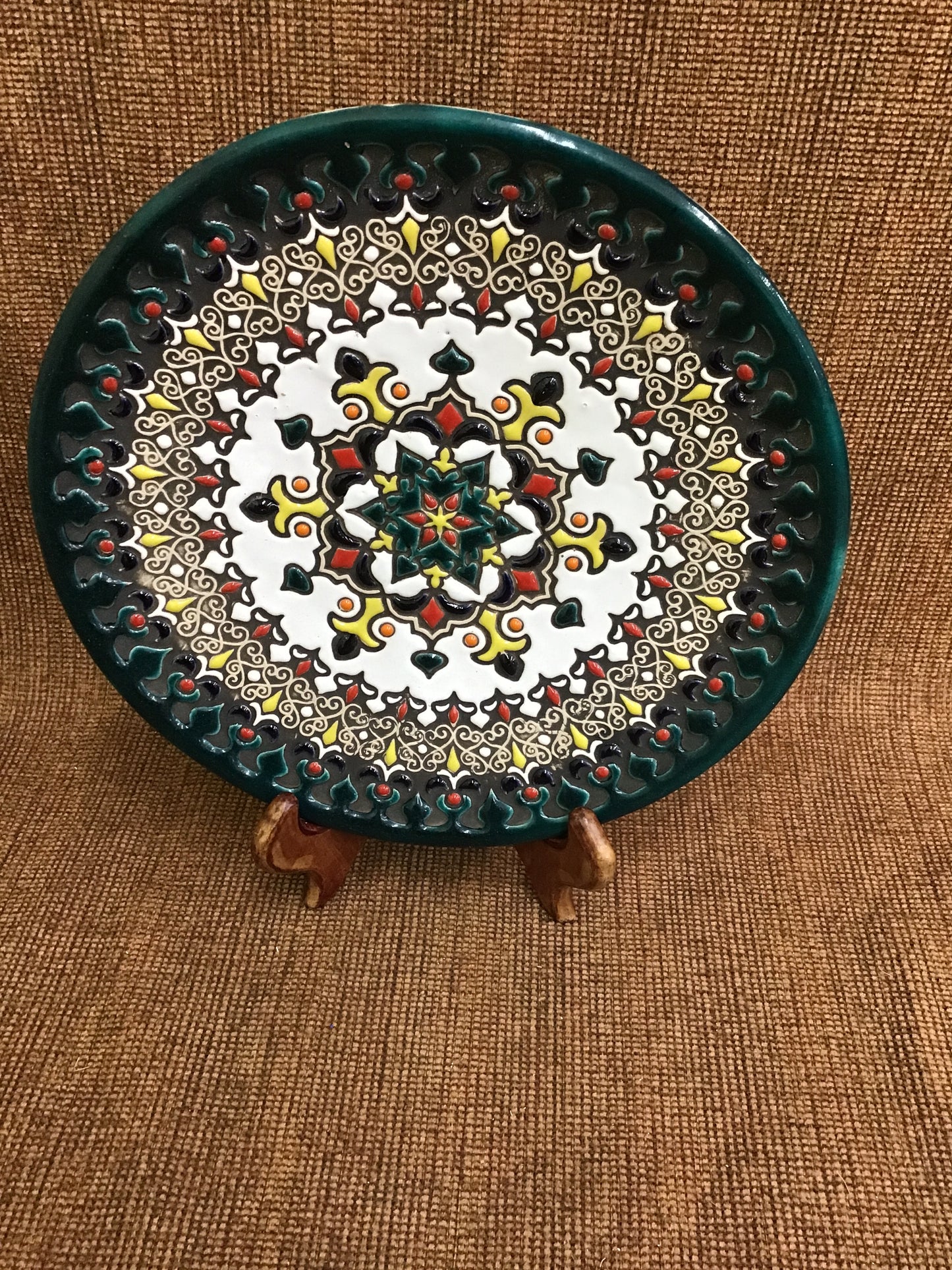 Gorgeous! Hand Painted Decorative Plate