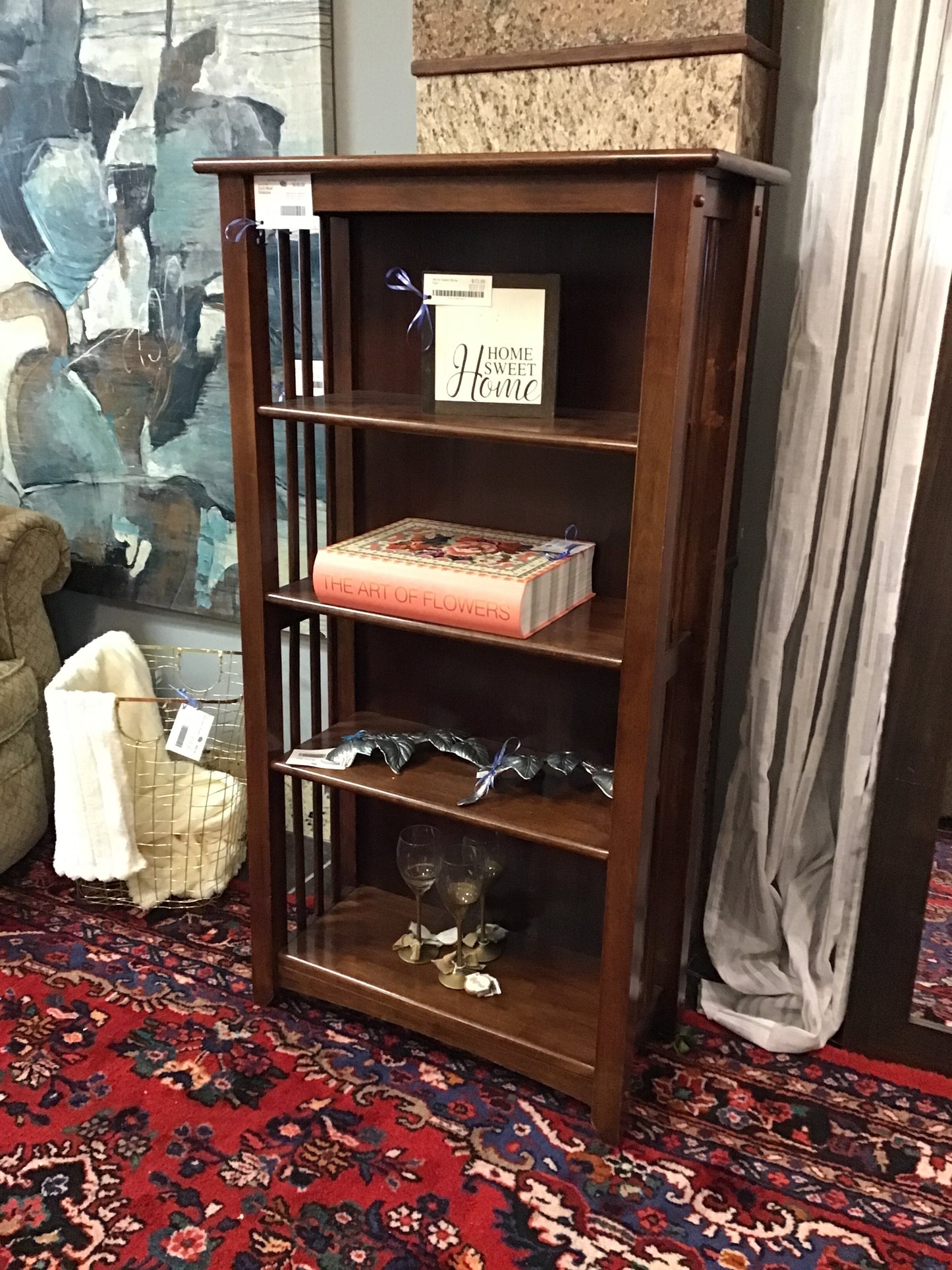 Dark Wood Bookcase
