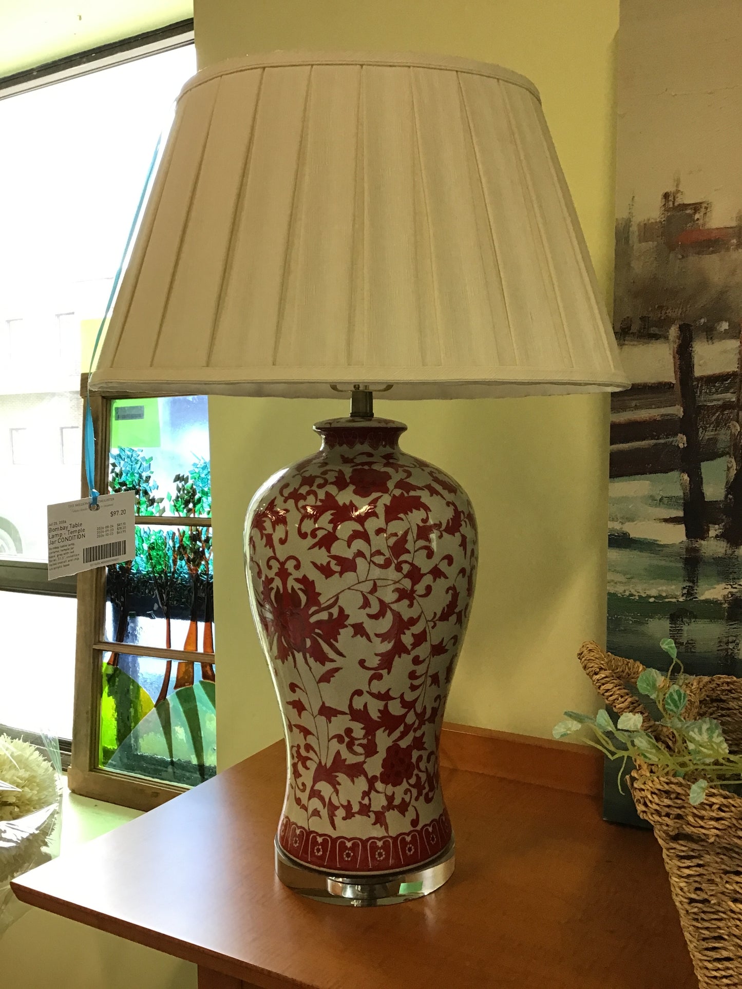 Bombay Table Lamp - Temple Jar CONDITION