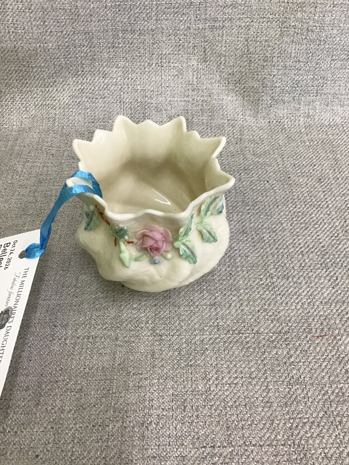 Belleek Pottery Flower Pot