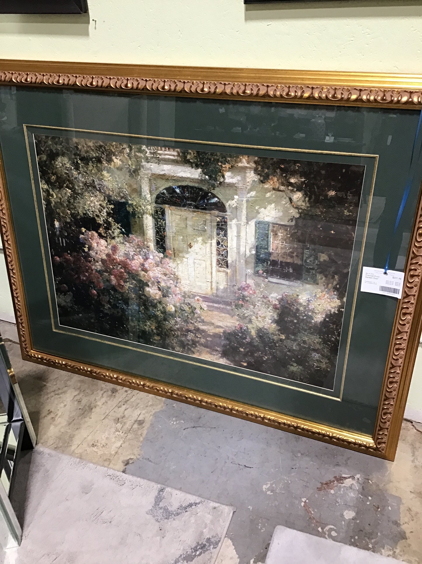 Framed Print - Garden Door