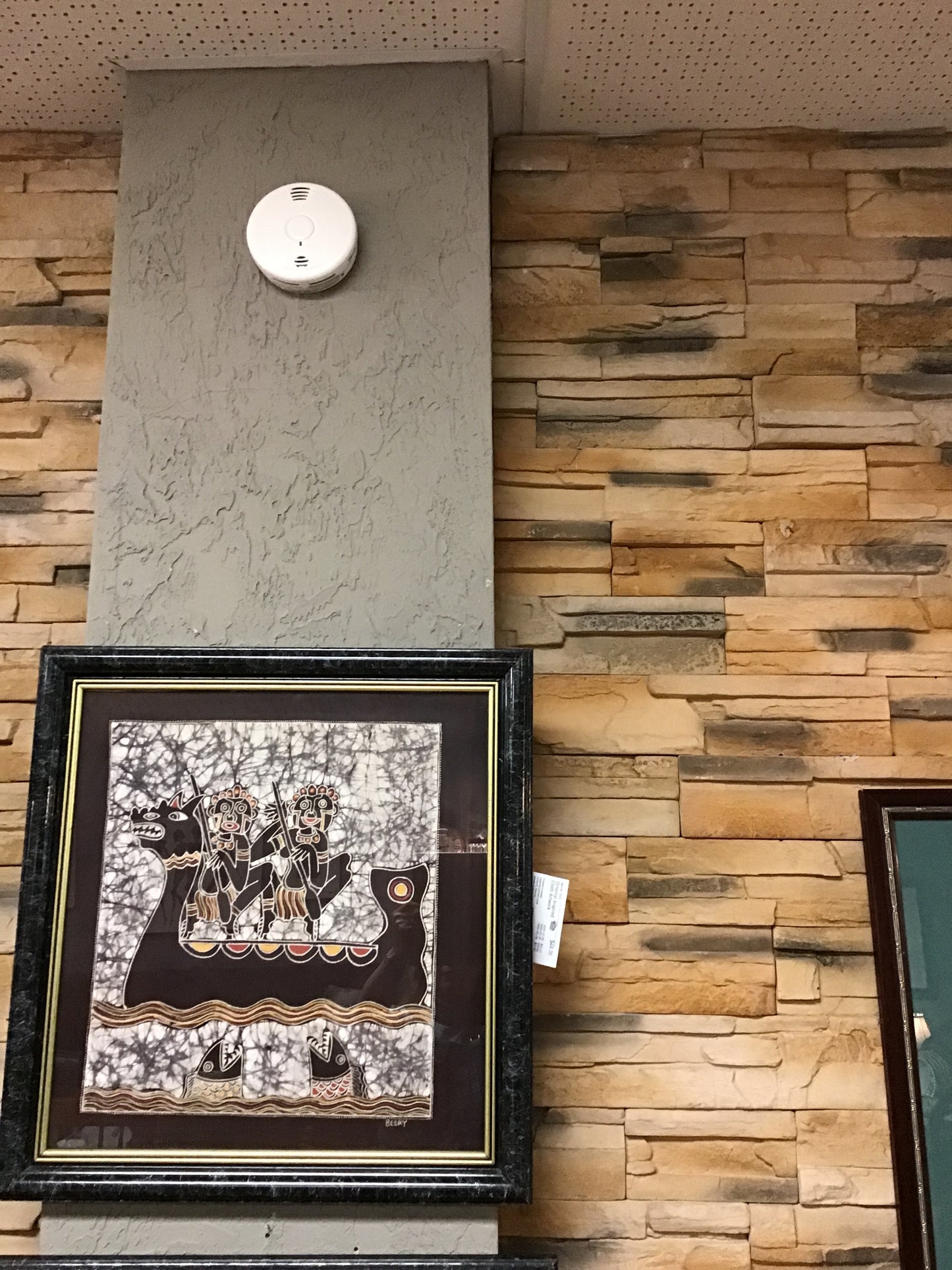 Oriental Inspired Cloth Artwork