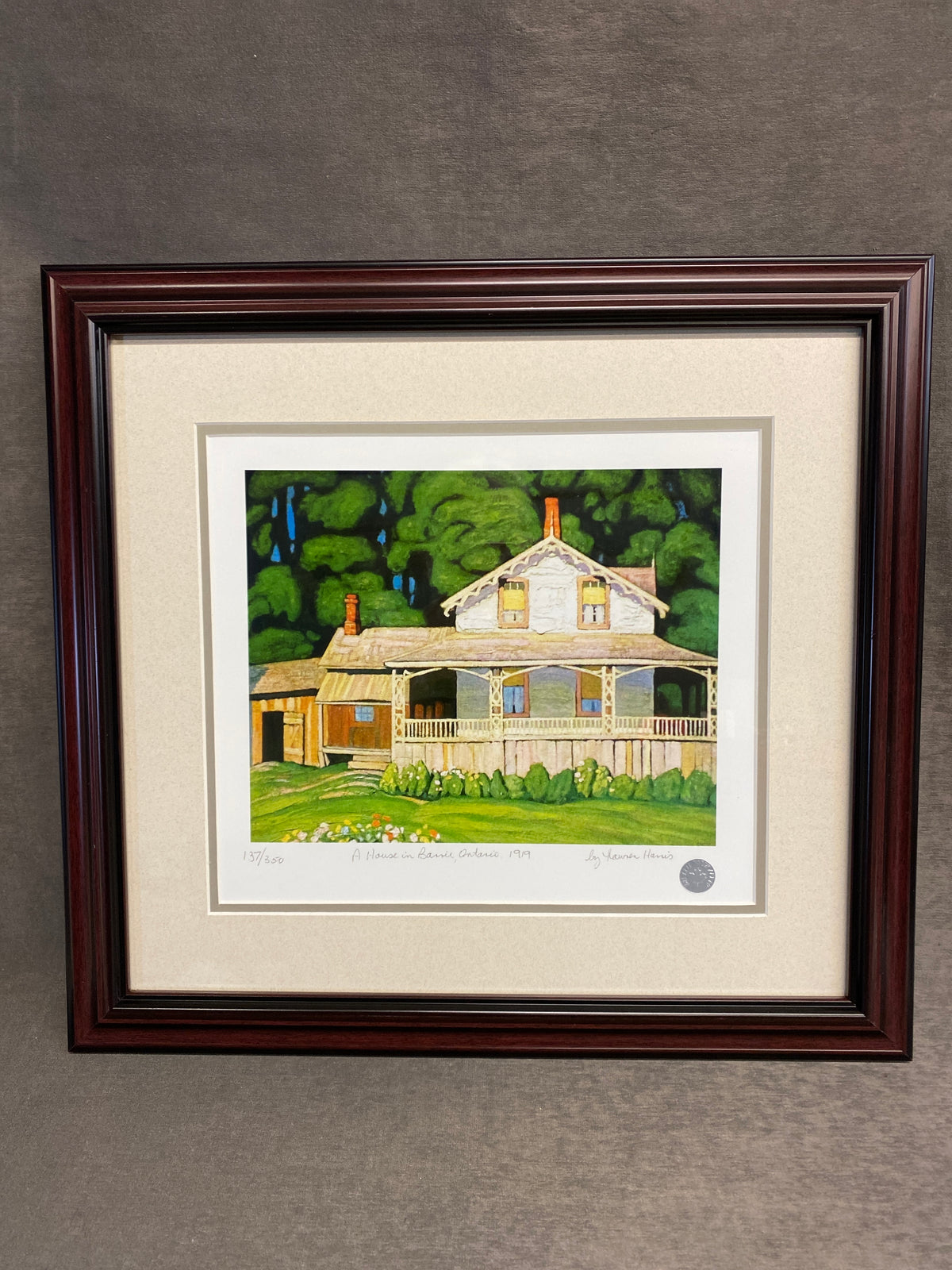 Framed Print - A House In Barrie