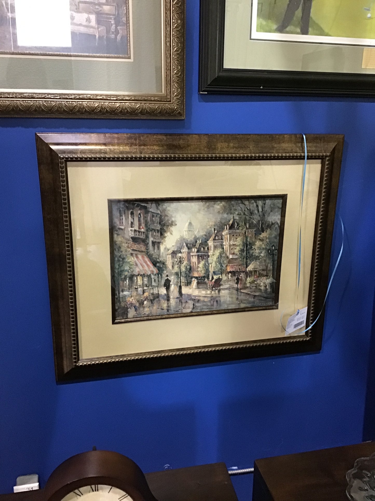 Framed Print - European Street Scene