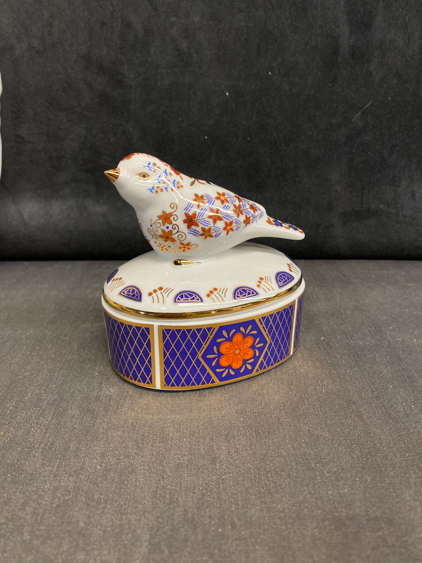 Ceramic Box - Bird Finial