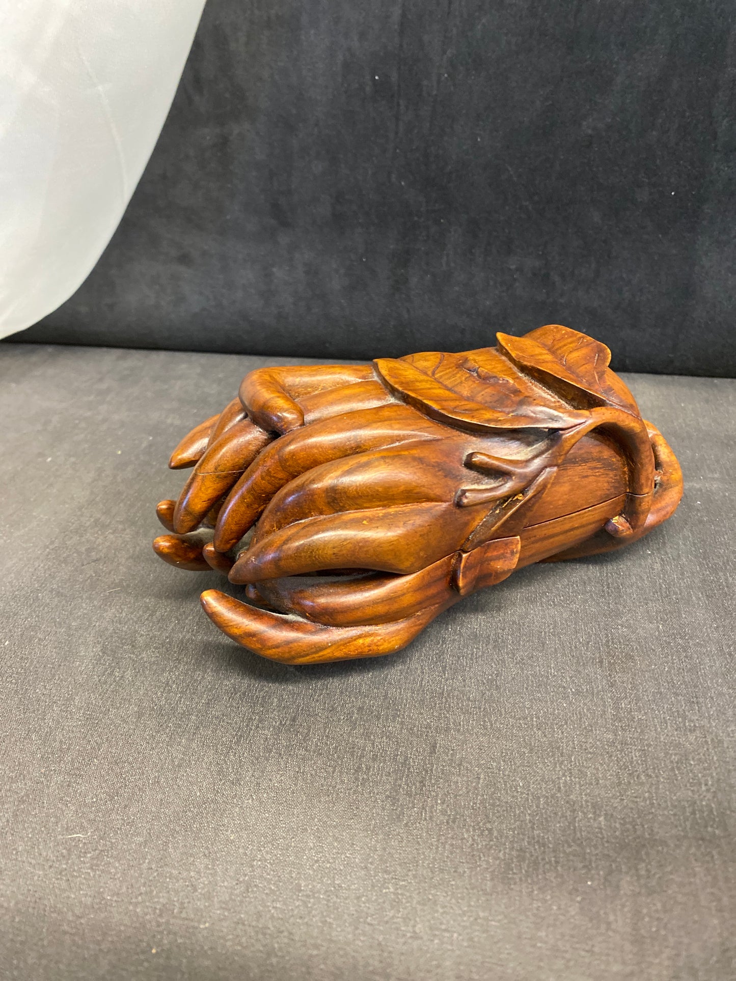 Carved Wood Box - Fruit CONDITION