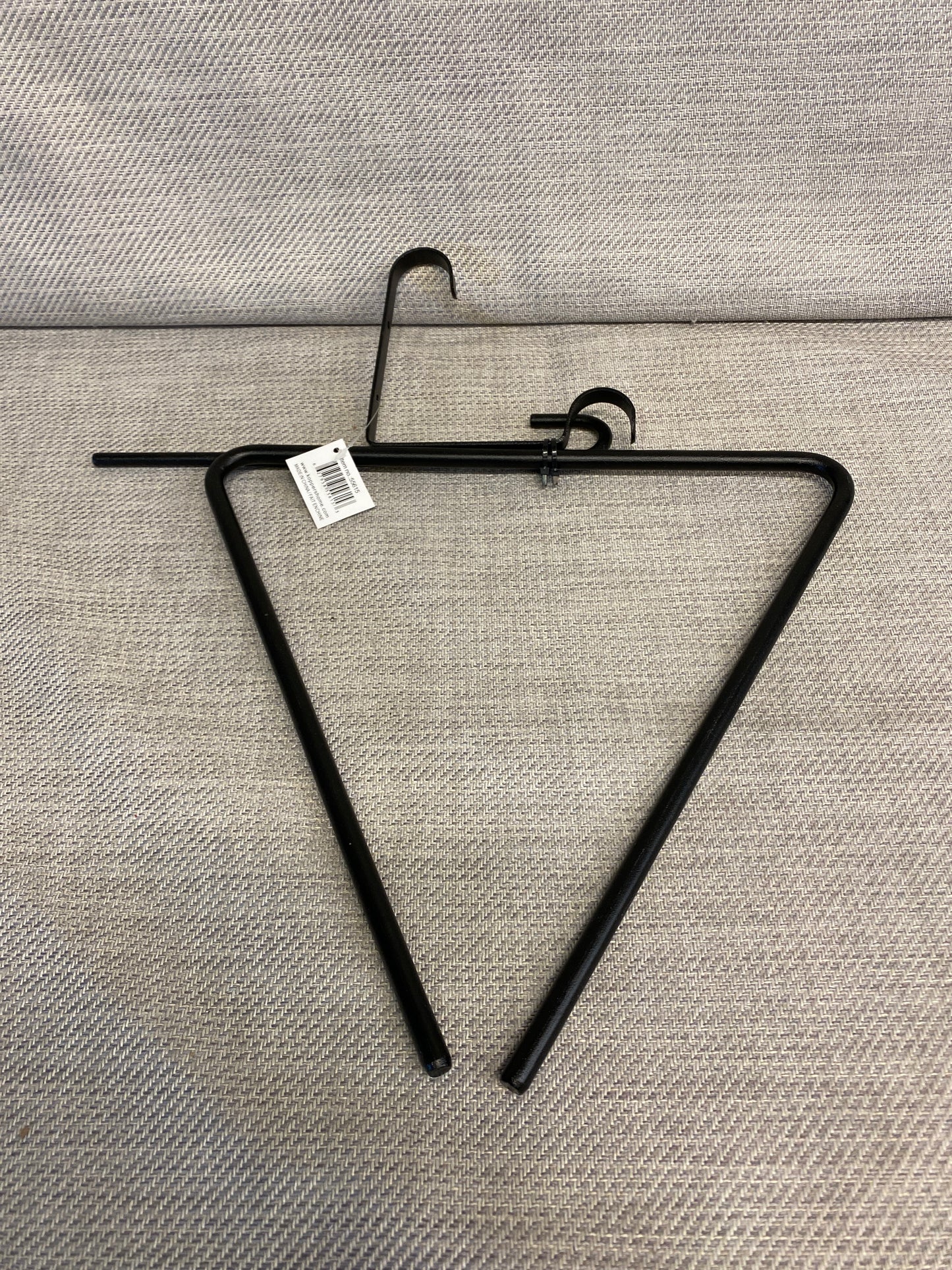 New! 3PC Wrought Iron Triangle - Dinner Gong