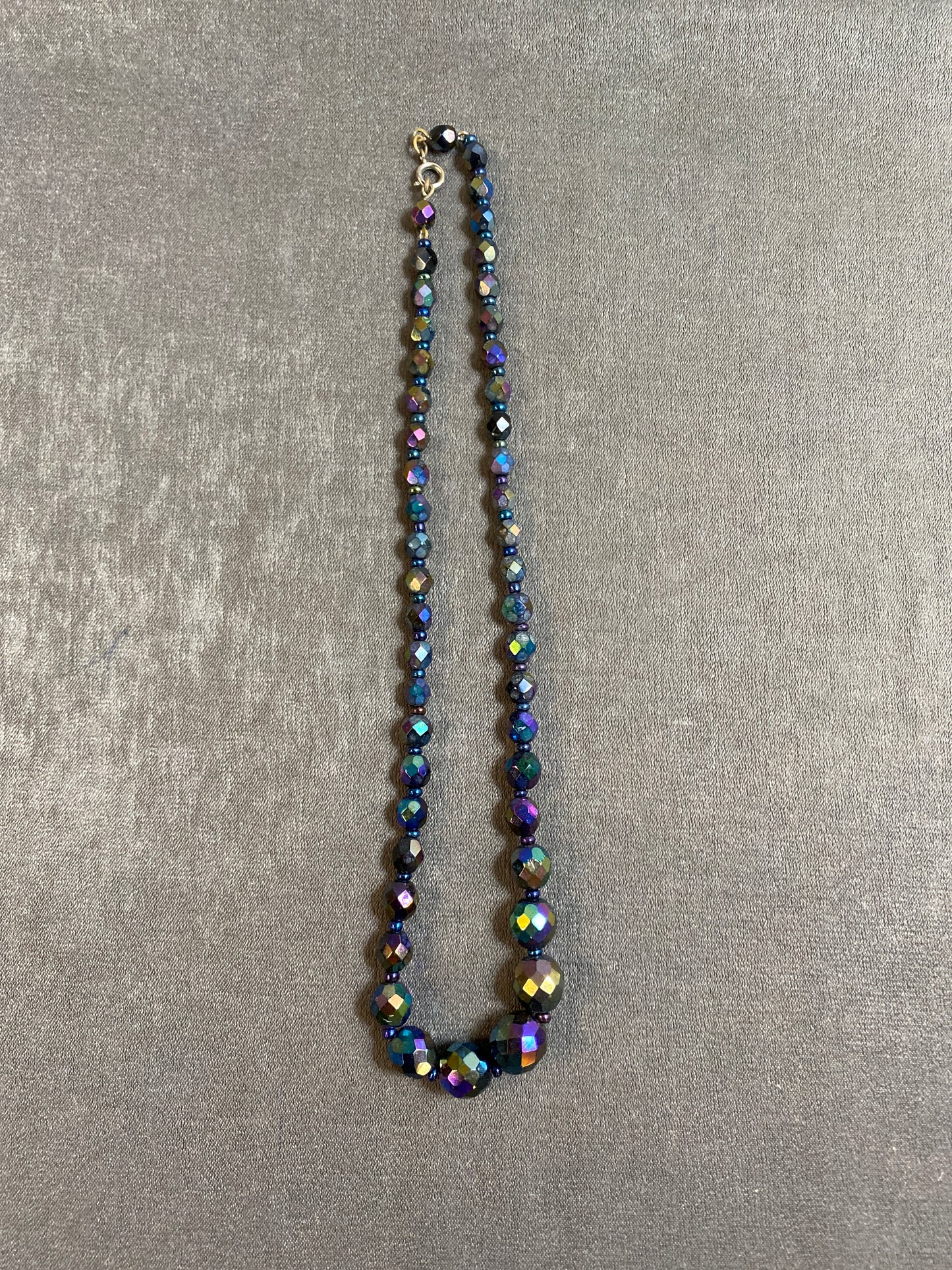 Bead Necklace - Peacock Aurora