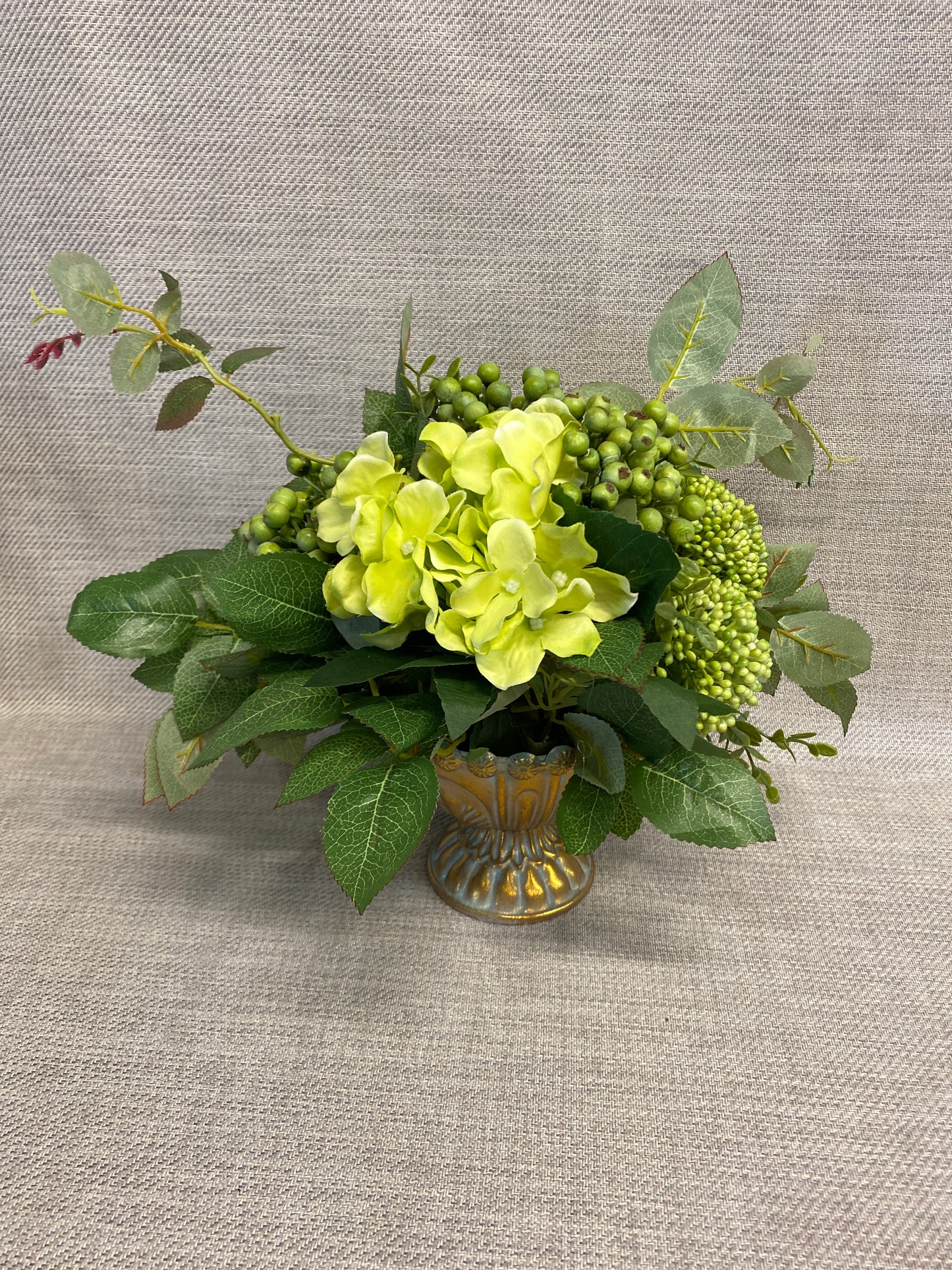 Faux Flower Arrangement - Hydrangea