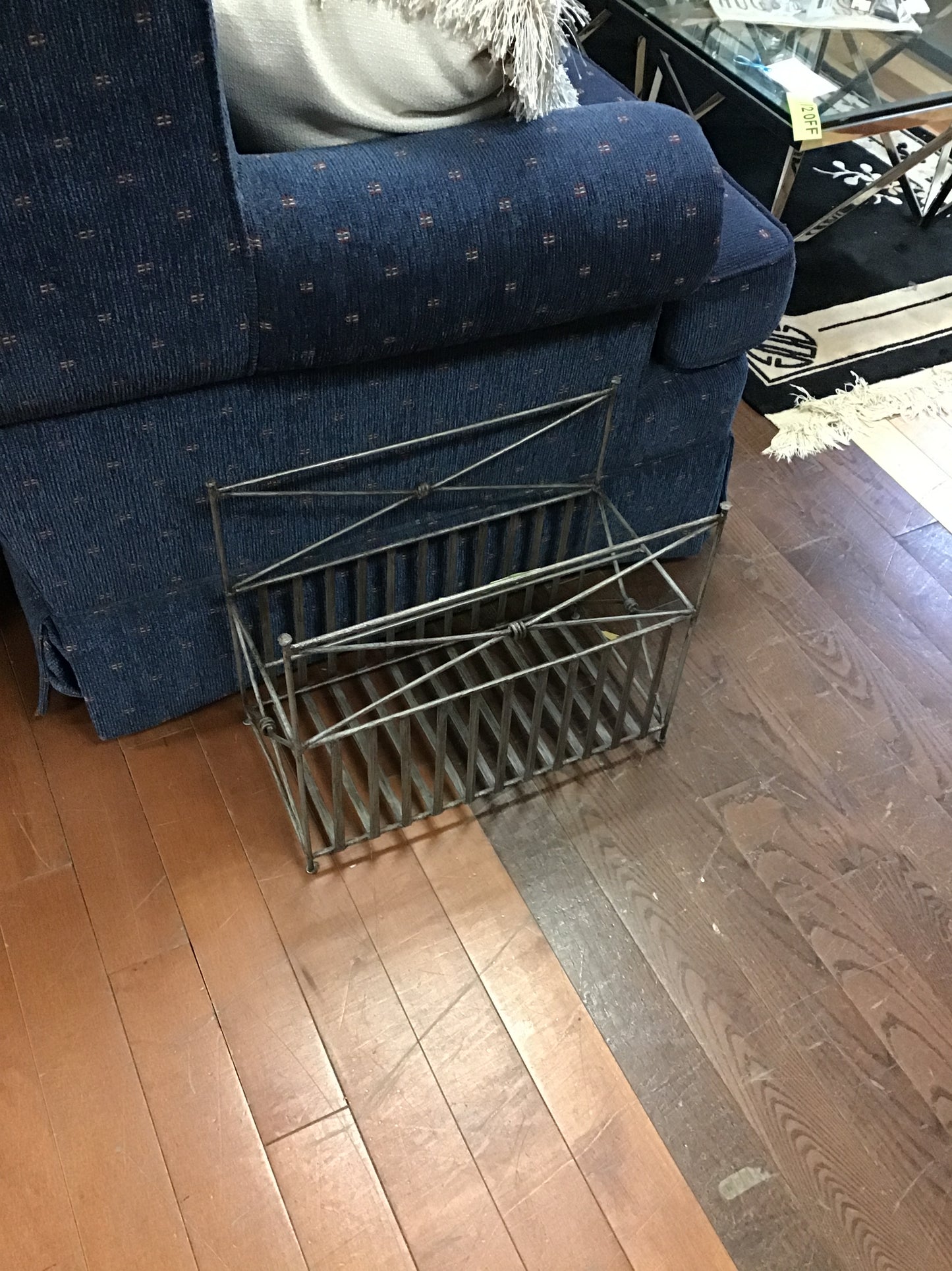 Metal Magazine Rack