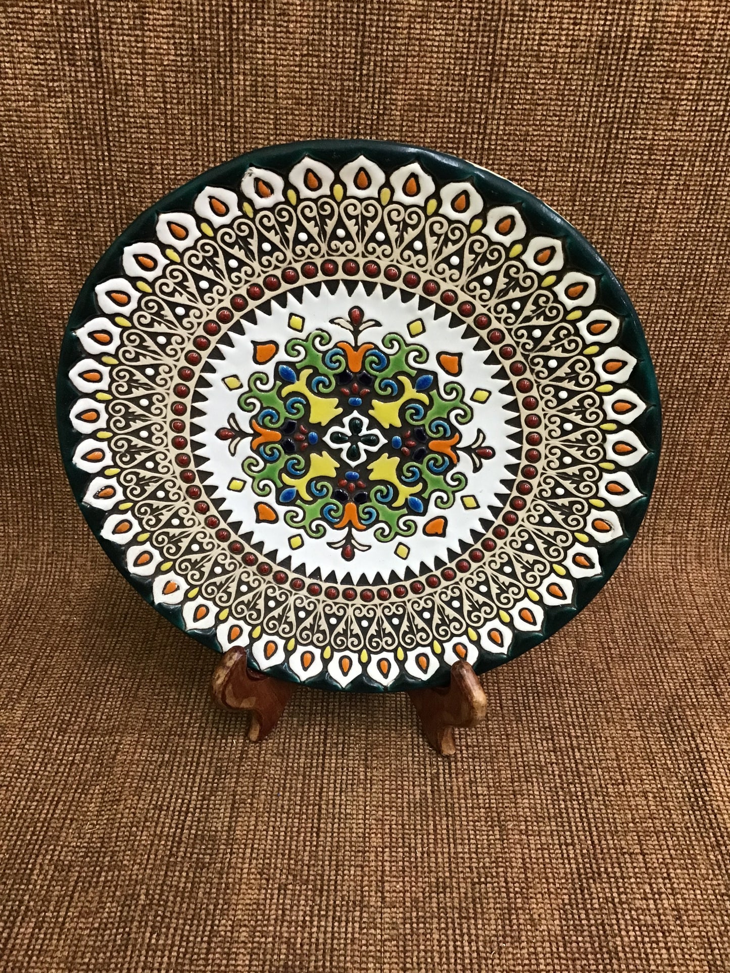 Gorgeous! Hand Painted Decorative Plate