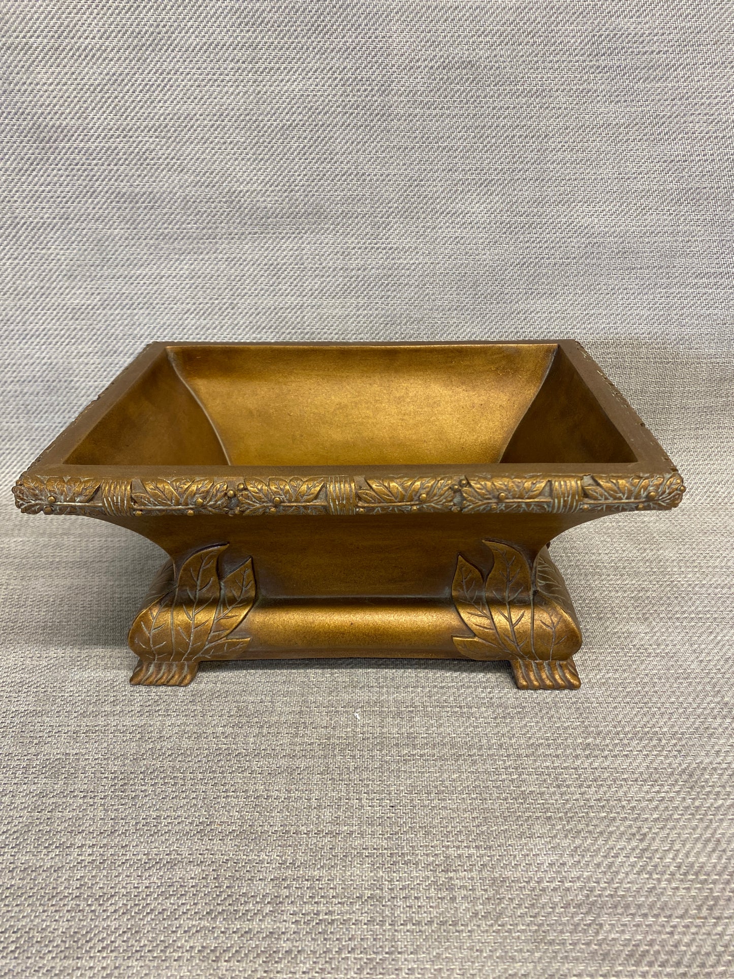 Rectangular Planter - Bronze Tone